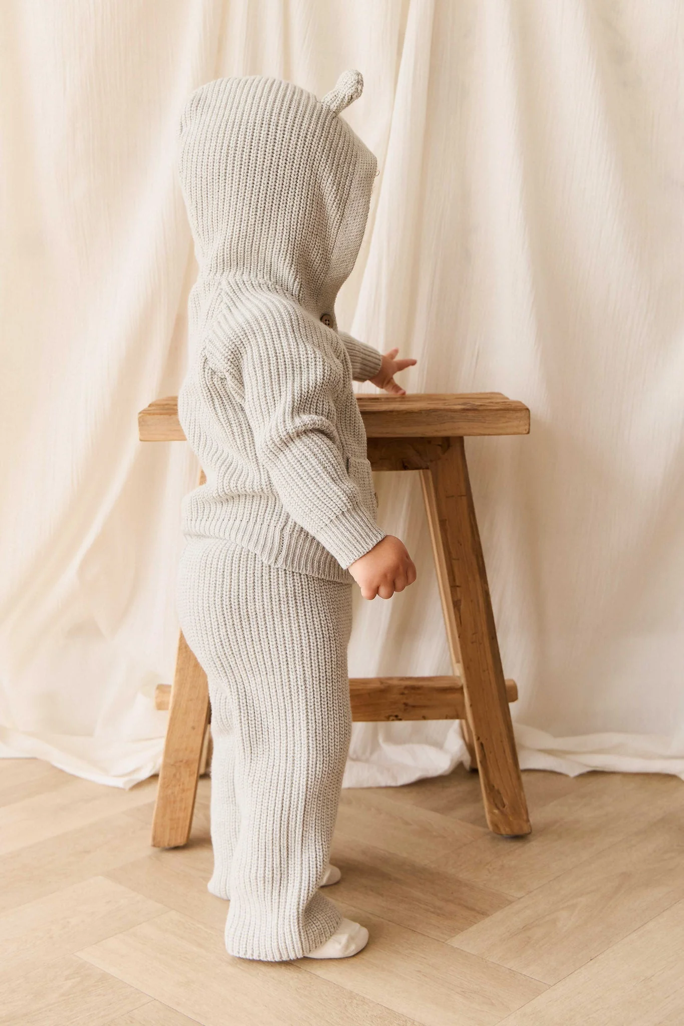 OG Bear Knit - Light Grey Marle - Image 6