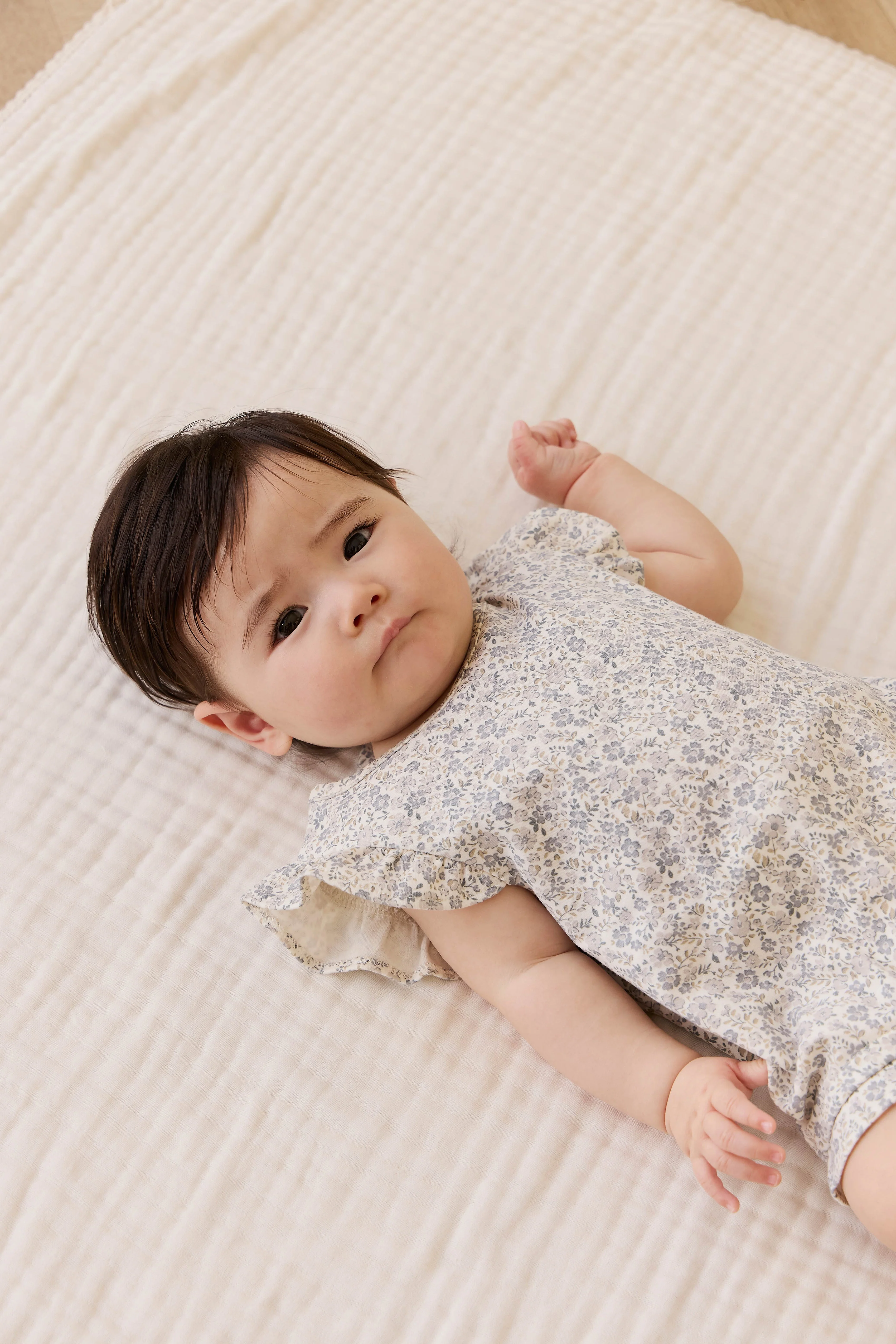 Organic Cotton Adrienne Playsuit - Tully Grey - Image 3