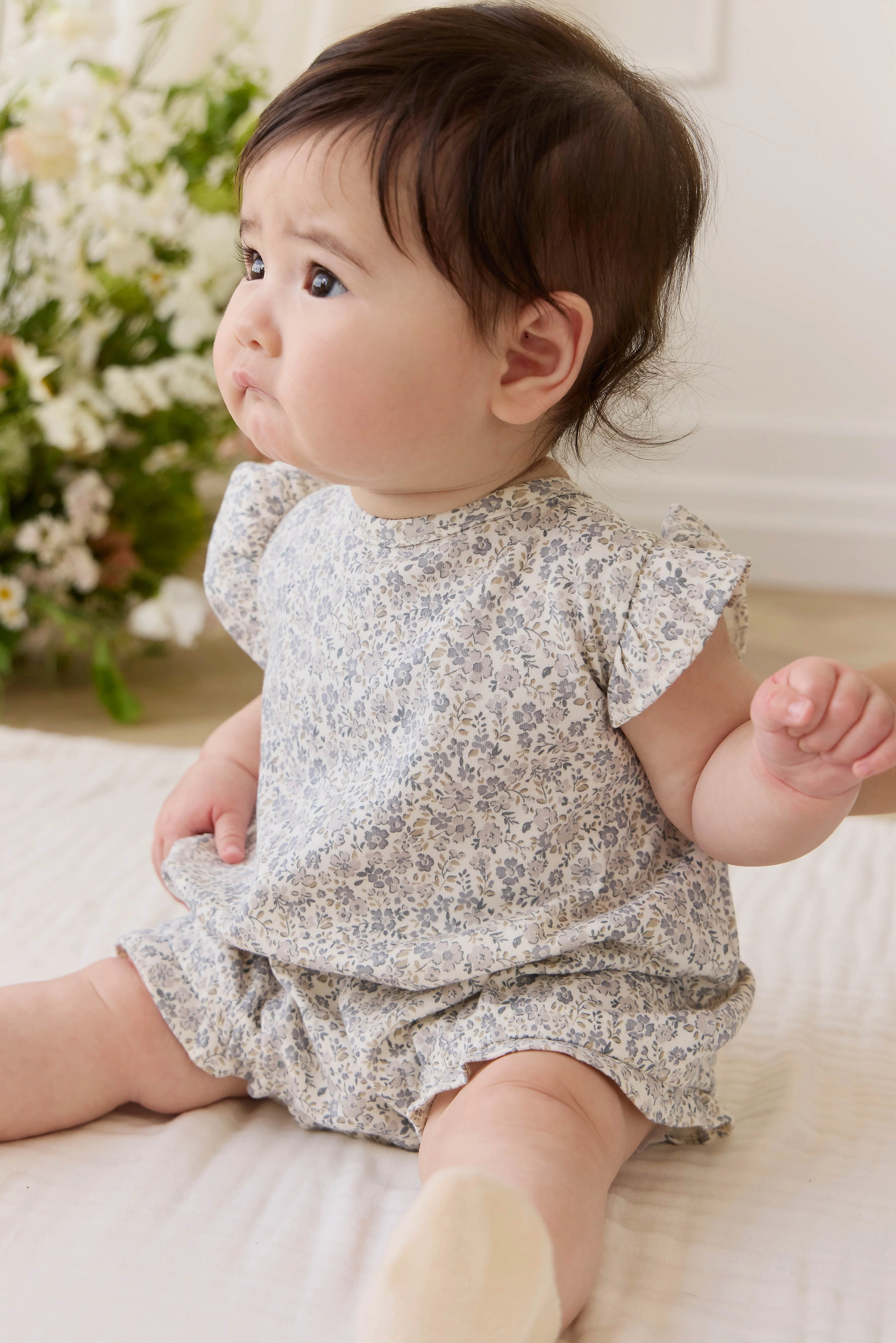 Organic Cotton Adrienne Playsuit - Tully Grey - Image 4