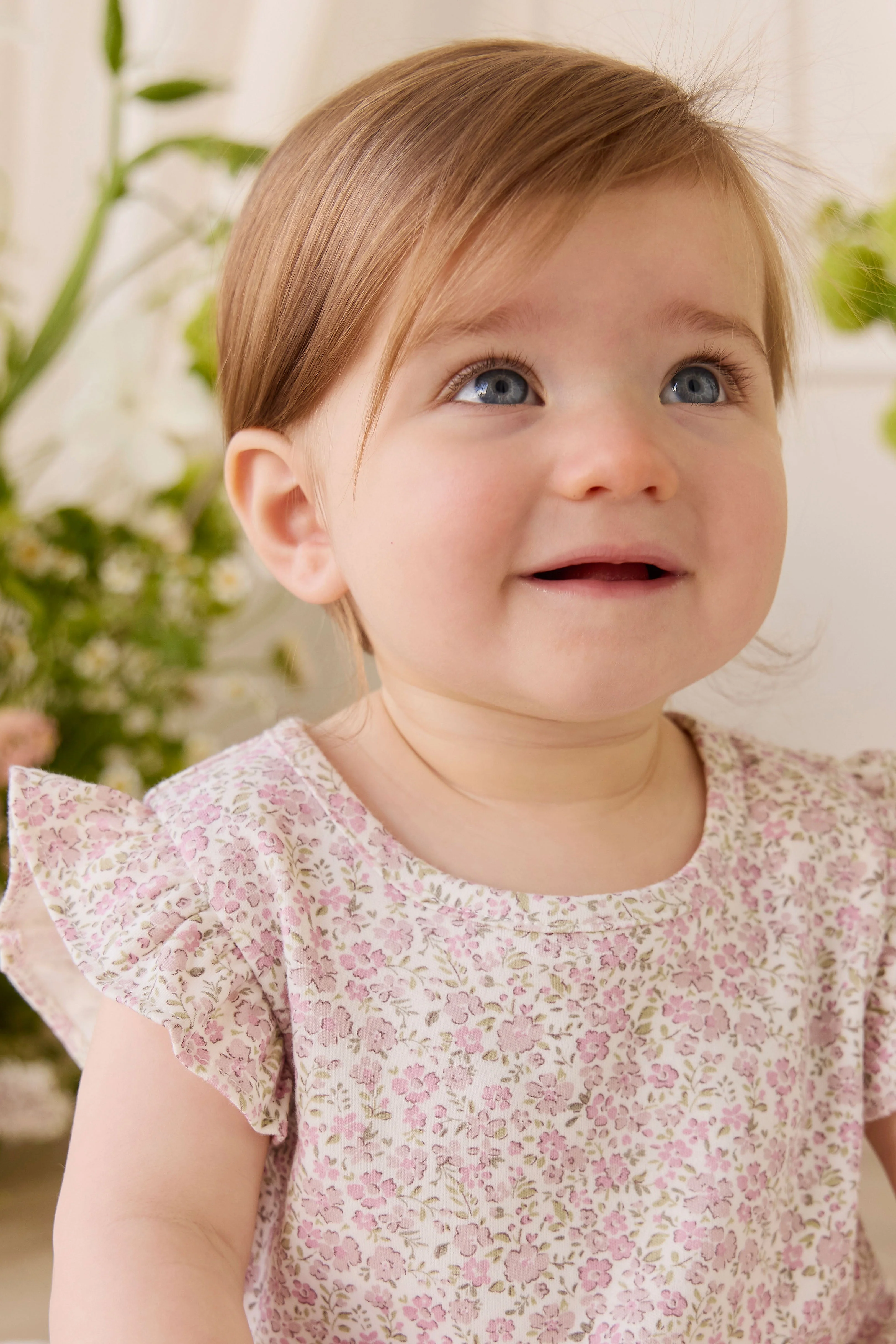 Organic Cotton Adrienne Playsuit - Tully Mauve - Image 5