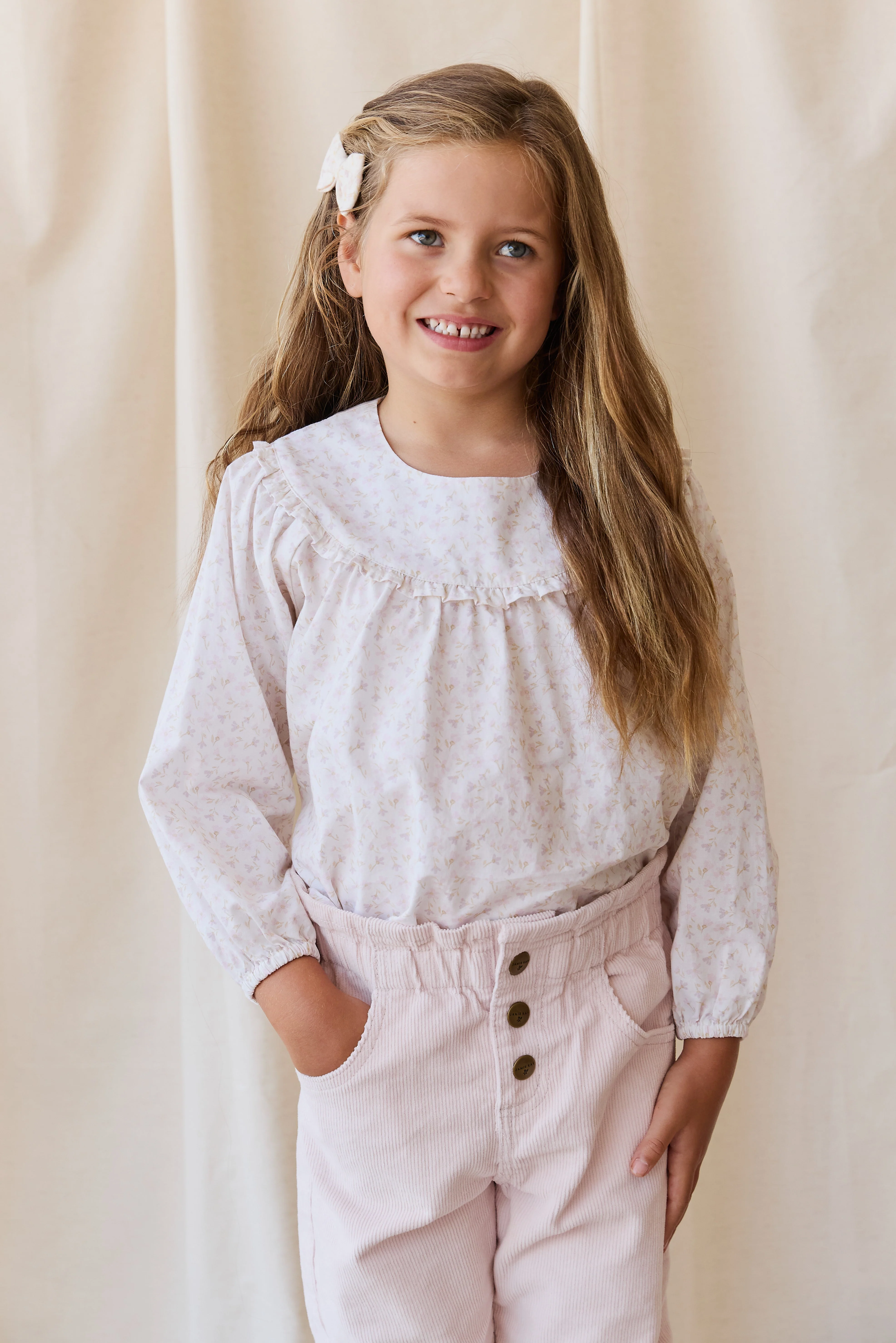 Organic Cotton Amira Blouse - Aries Mauve - Image 4