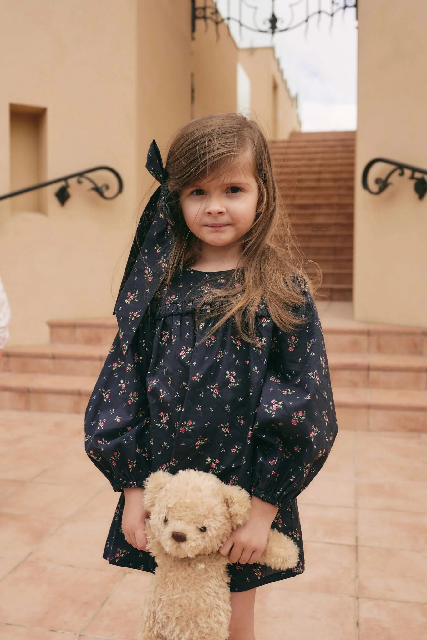 Organic Cotton Amira Dress - Bianca Noir - Image 5