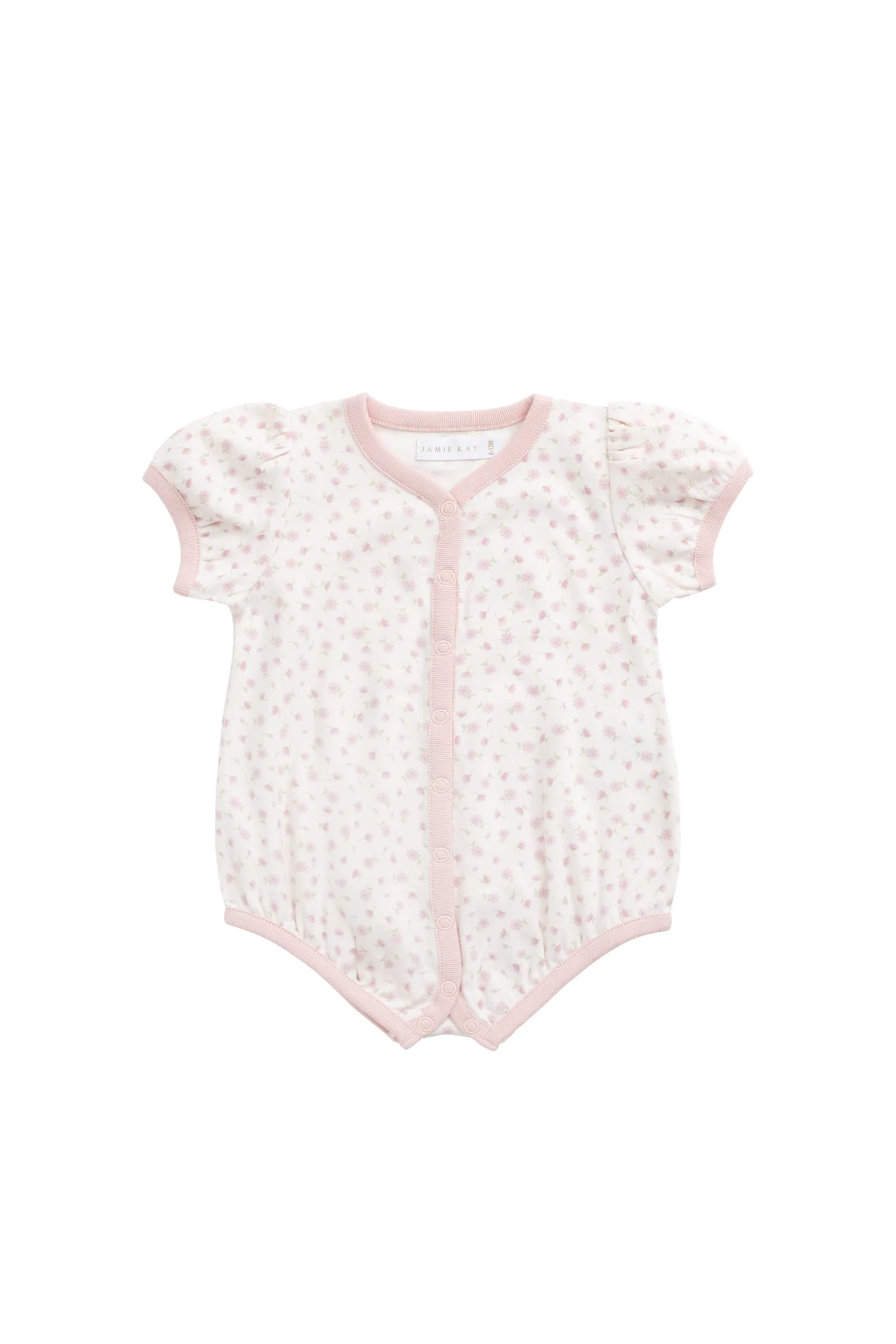 Organic Cotton Antoinette Playsuit - Victoria Blush - Image 2