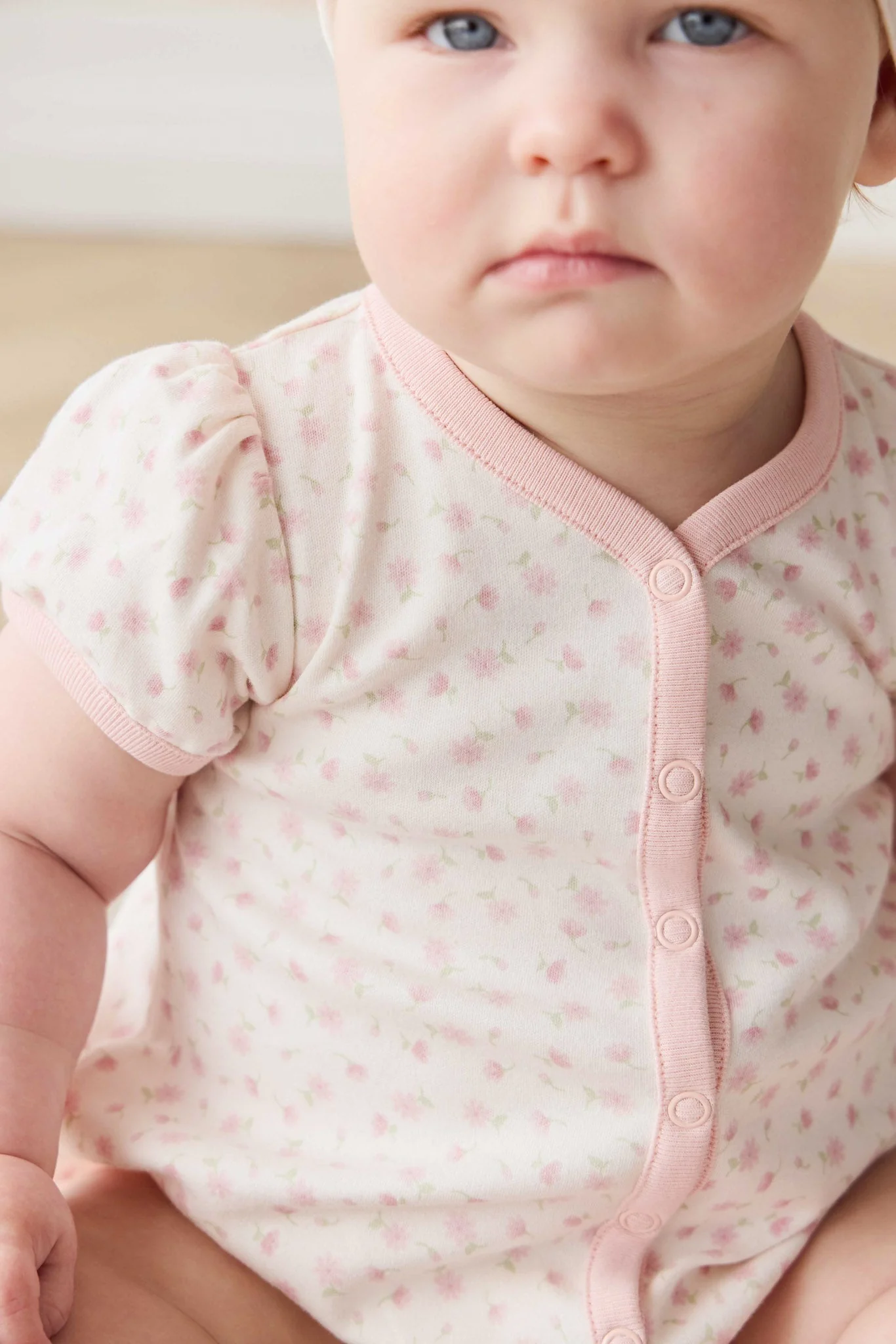 Organic Cotton Antoinette Playsuit - Victoria Blush - Image 5