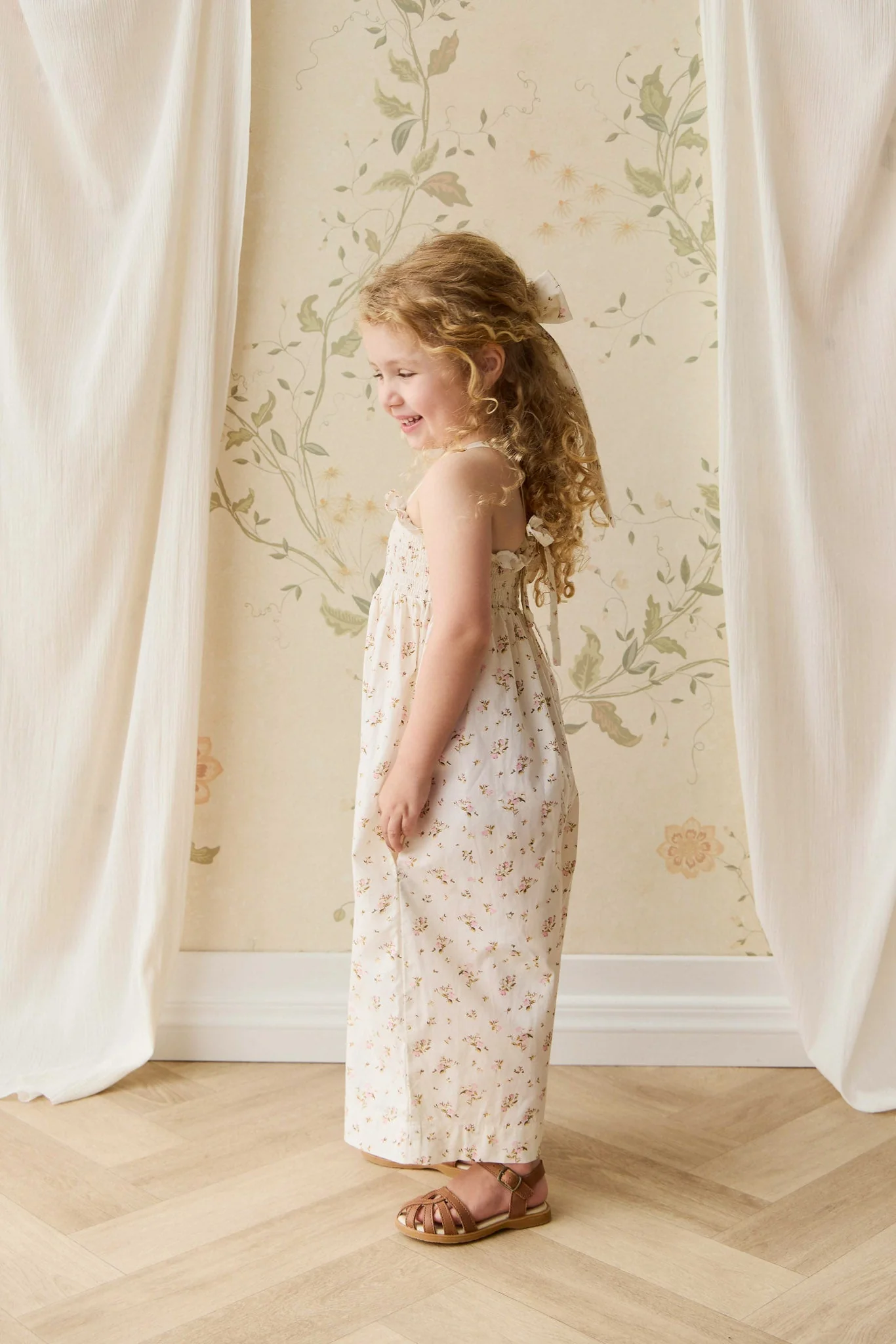 Organic Cotton Arabella Jumpsuit - Bianca Antique - Image 5