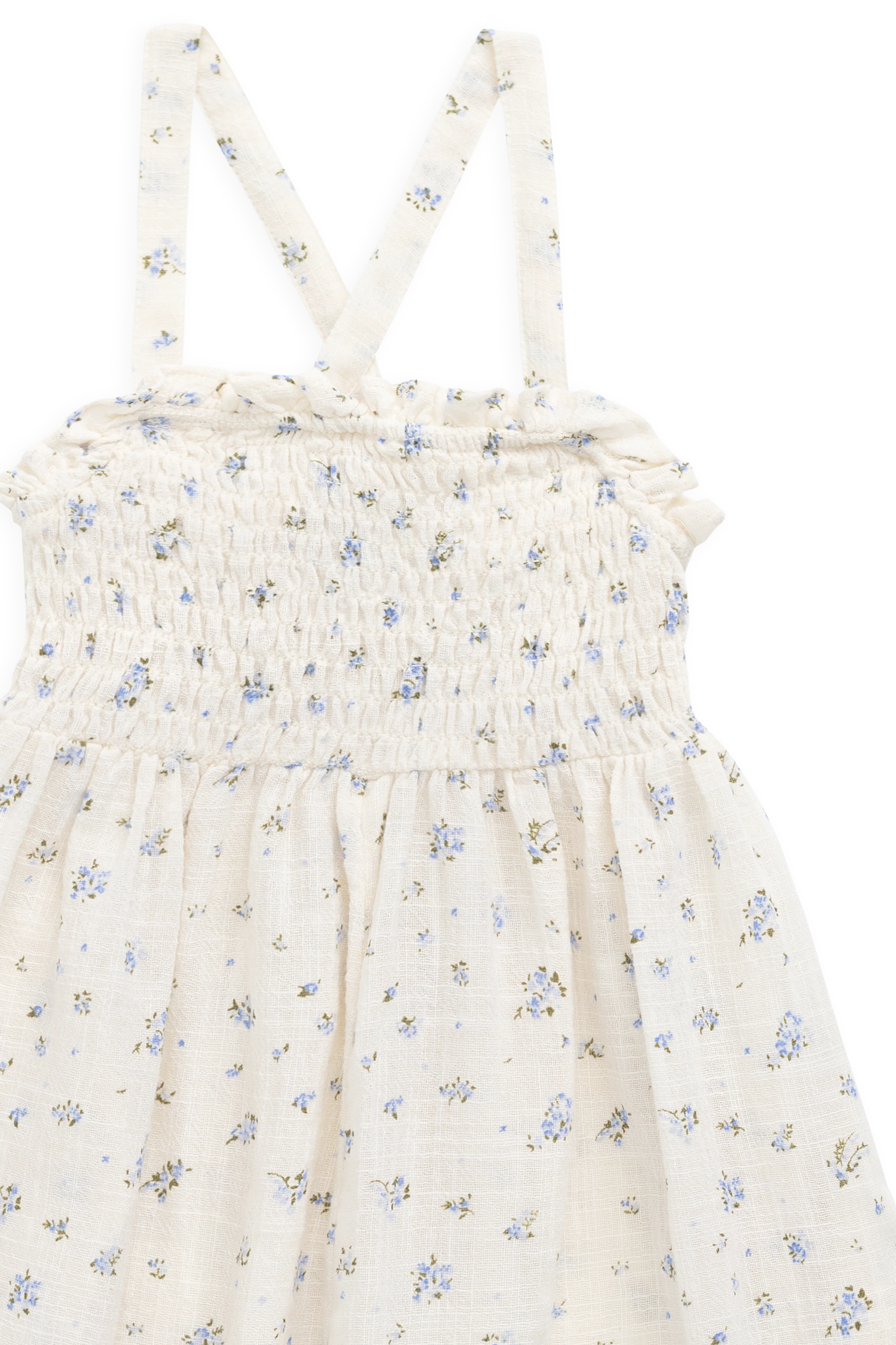 Organic Cotton Arabella Jumpsuit - Juniper Fields Blue - Image 15