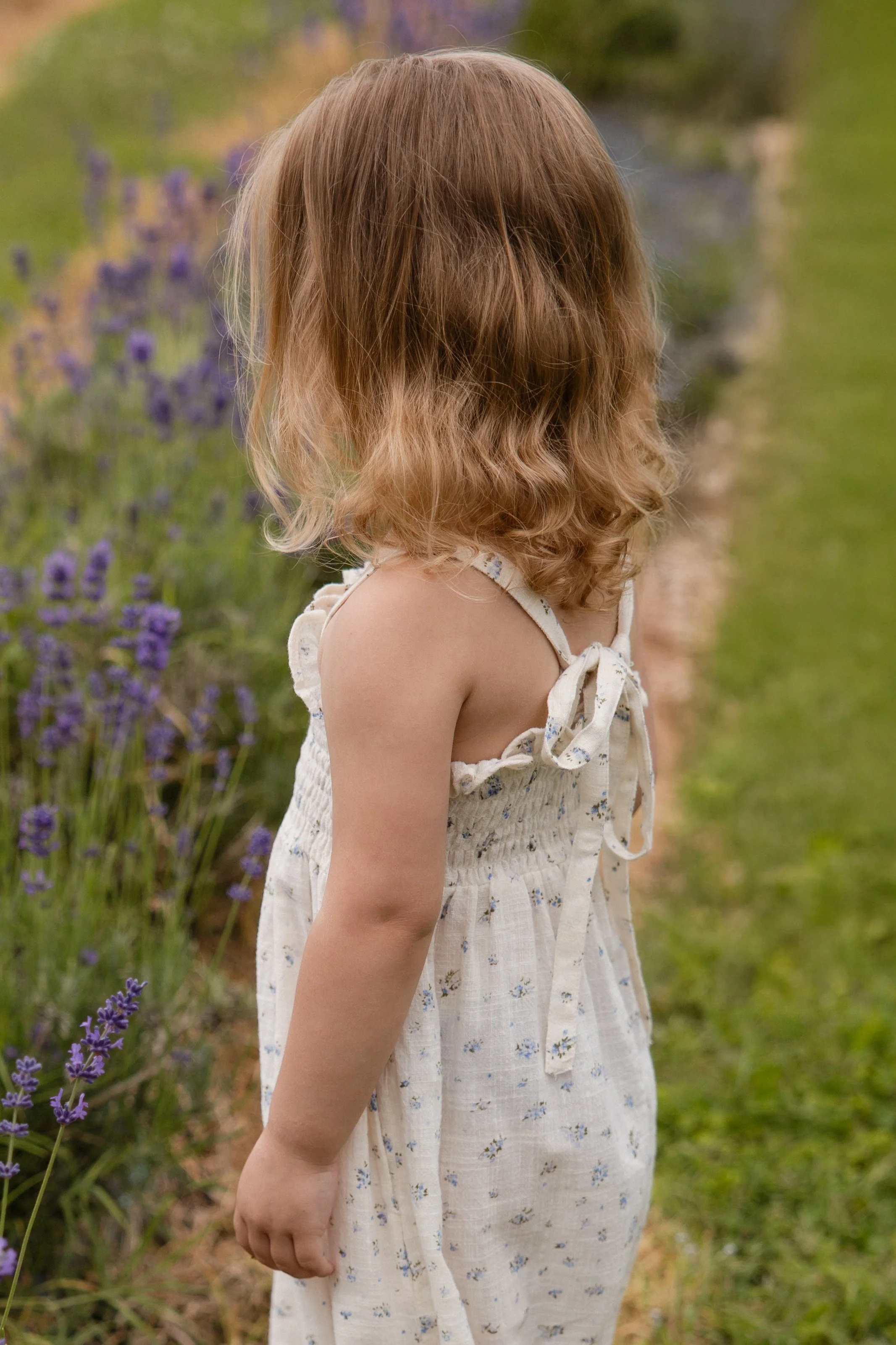 Organic Cotton Arabella Jumpsuit - Juniper Fields Blue - Image 6