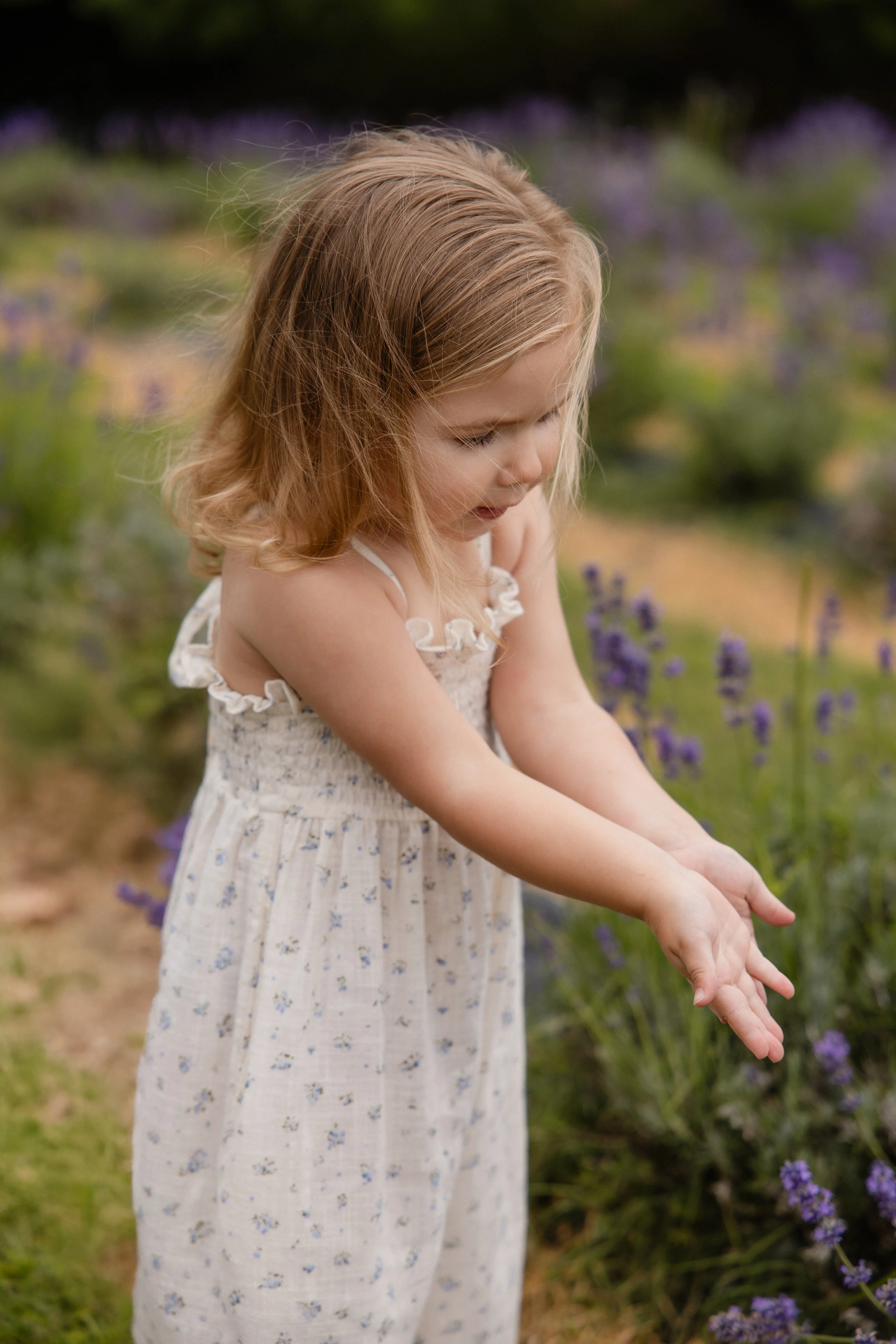 Organic Cotton Arabella Jumpsuit - Juniper Fields Blue - Image 8