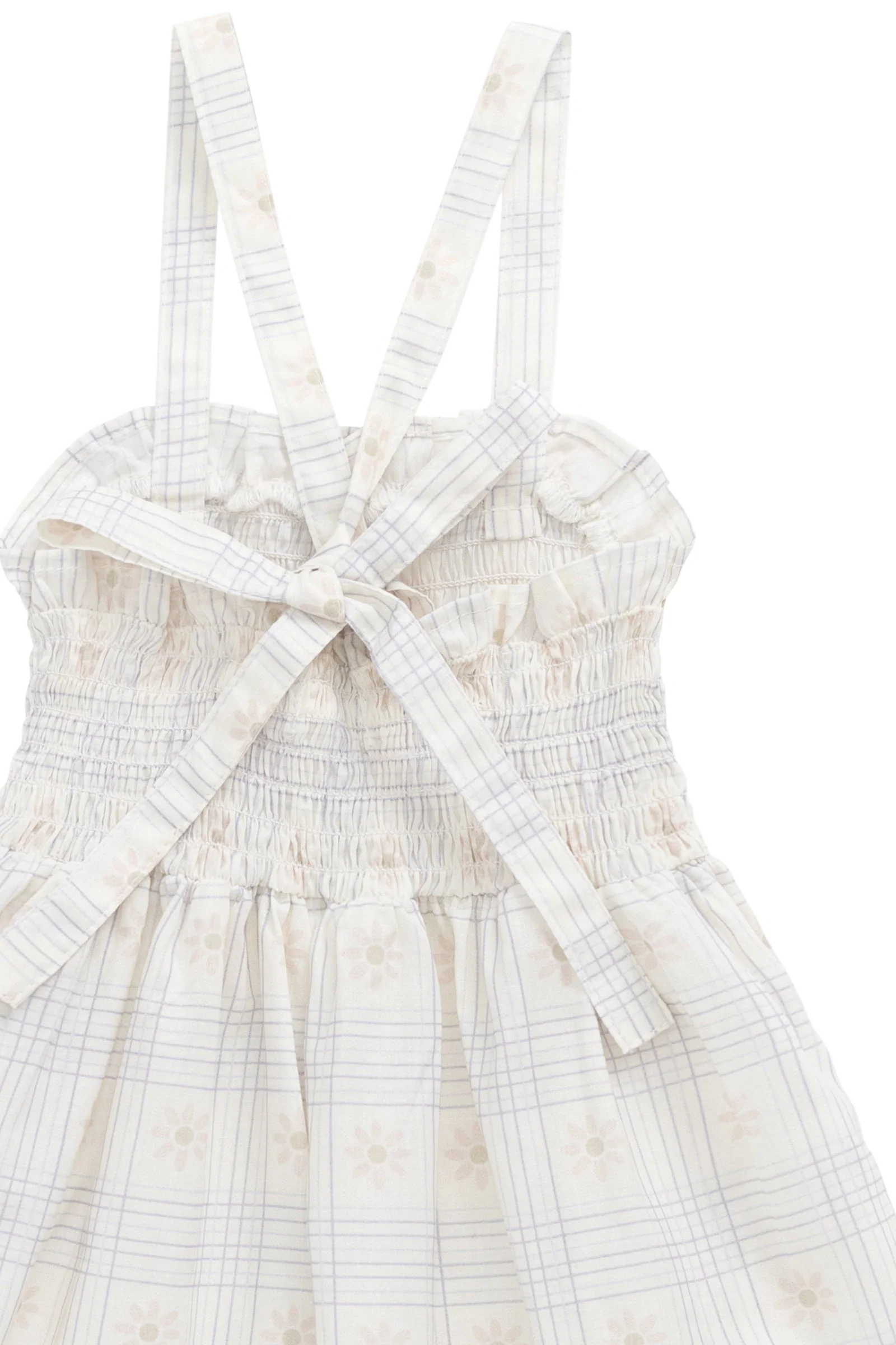 Organic Cotton Arabella Jumpsuit - Marguerite Egret - Image 10