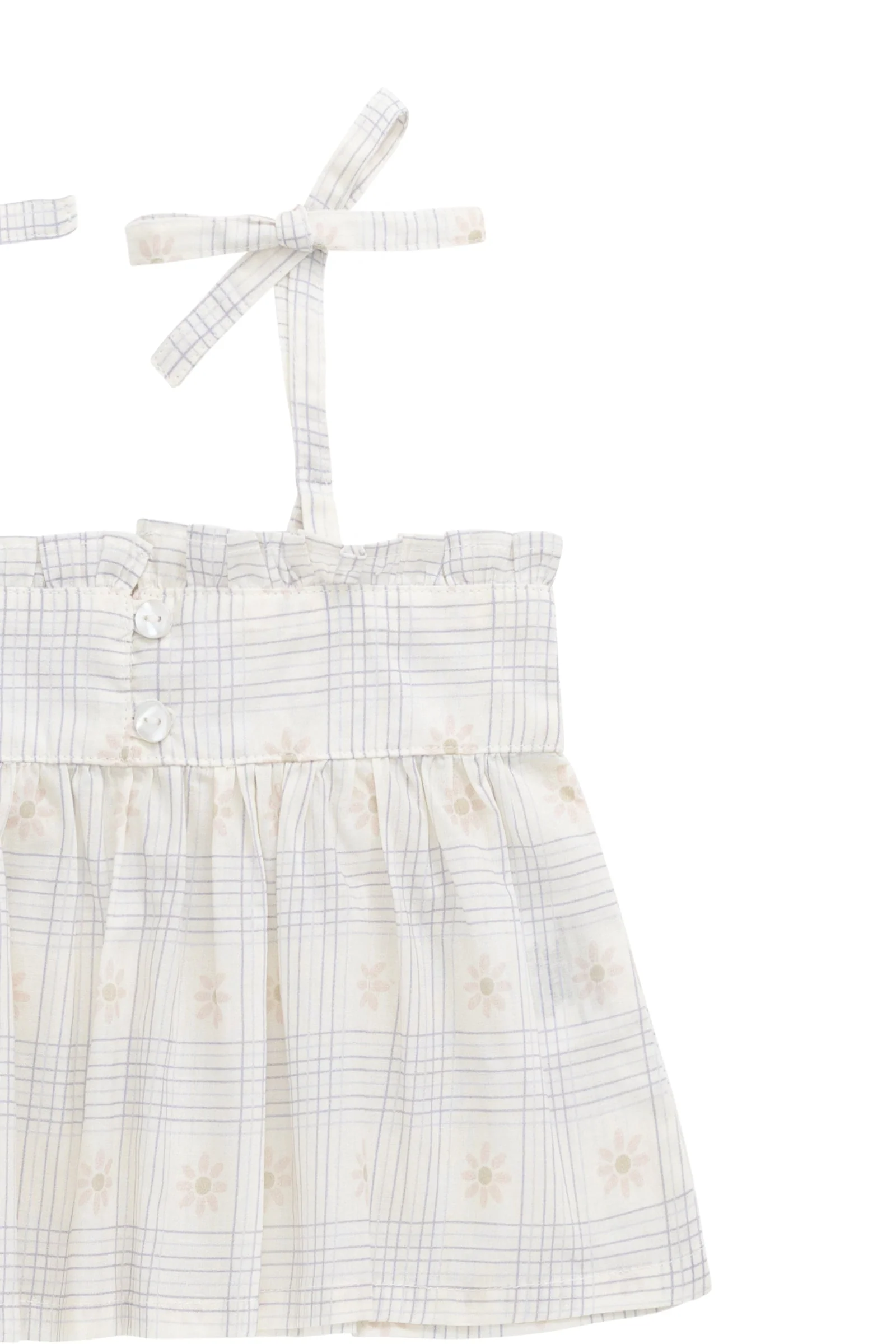 Organic Cotton Ariel Top - Marguerite Egret - Image 7