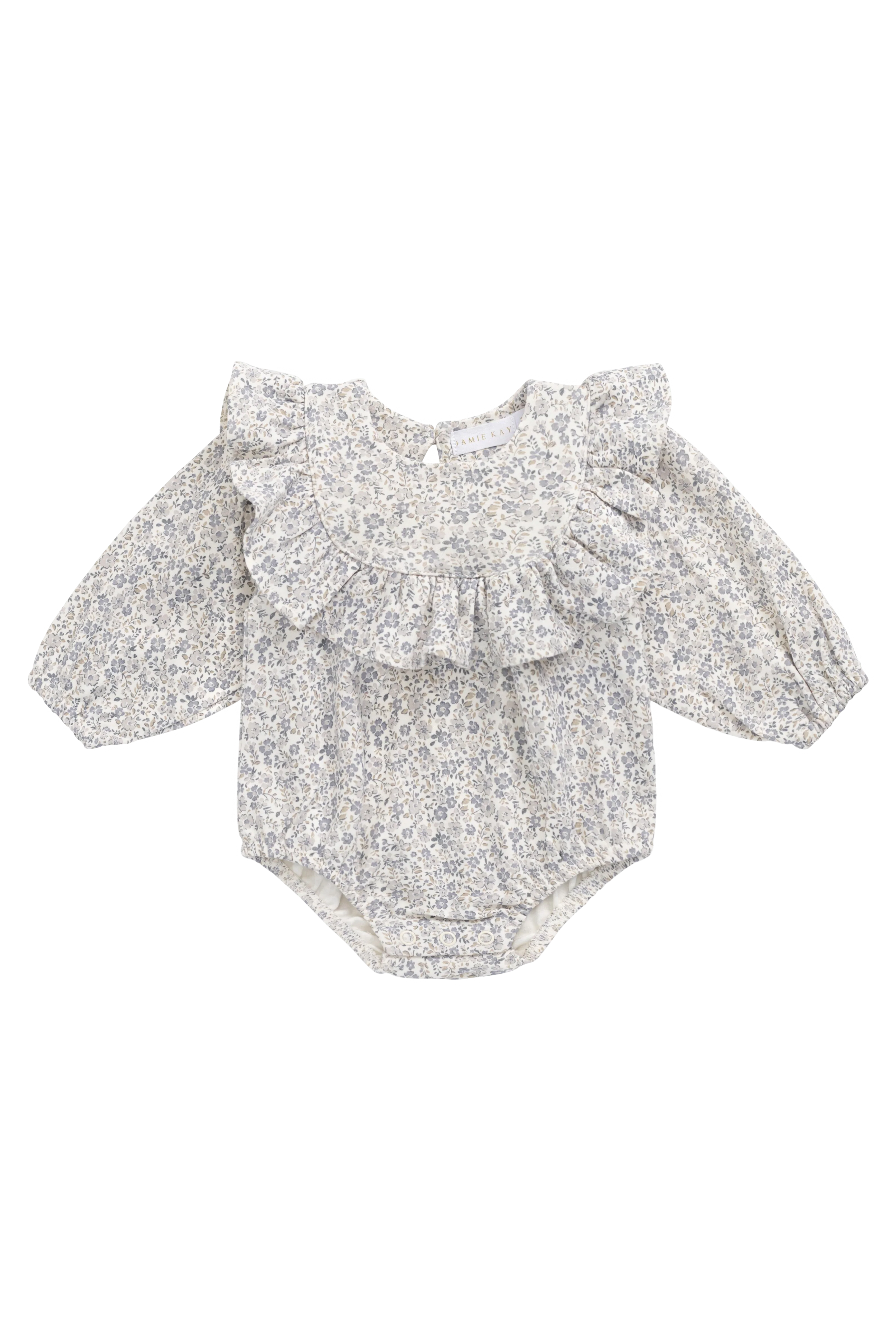 Organic Cotton Aurora Playsuit - Tully Grey - Image 2