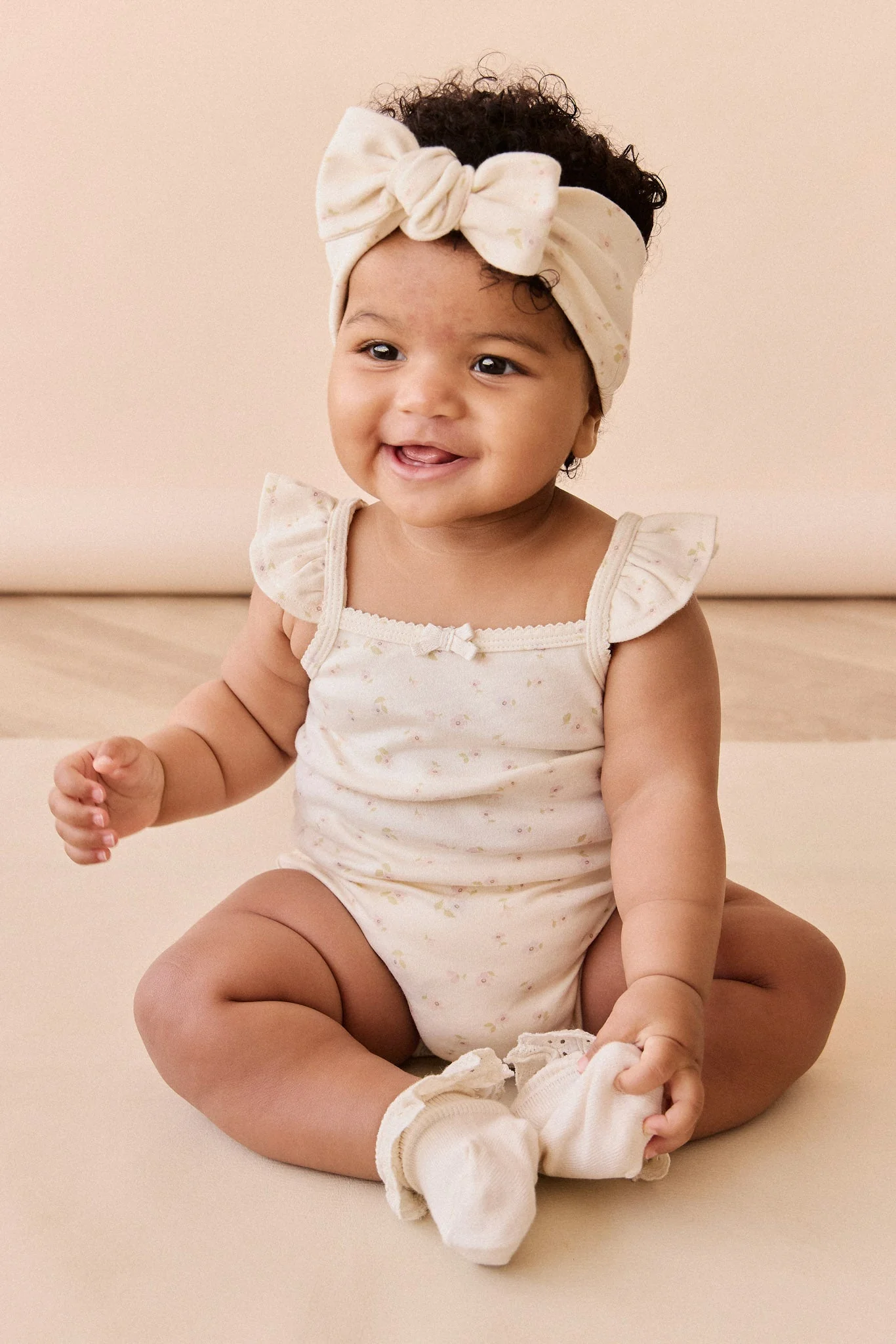 Organic Cotton Bettina Bodysuit - Briella Whisper - Image 2