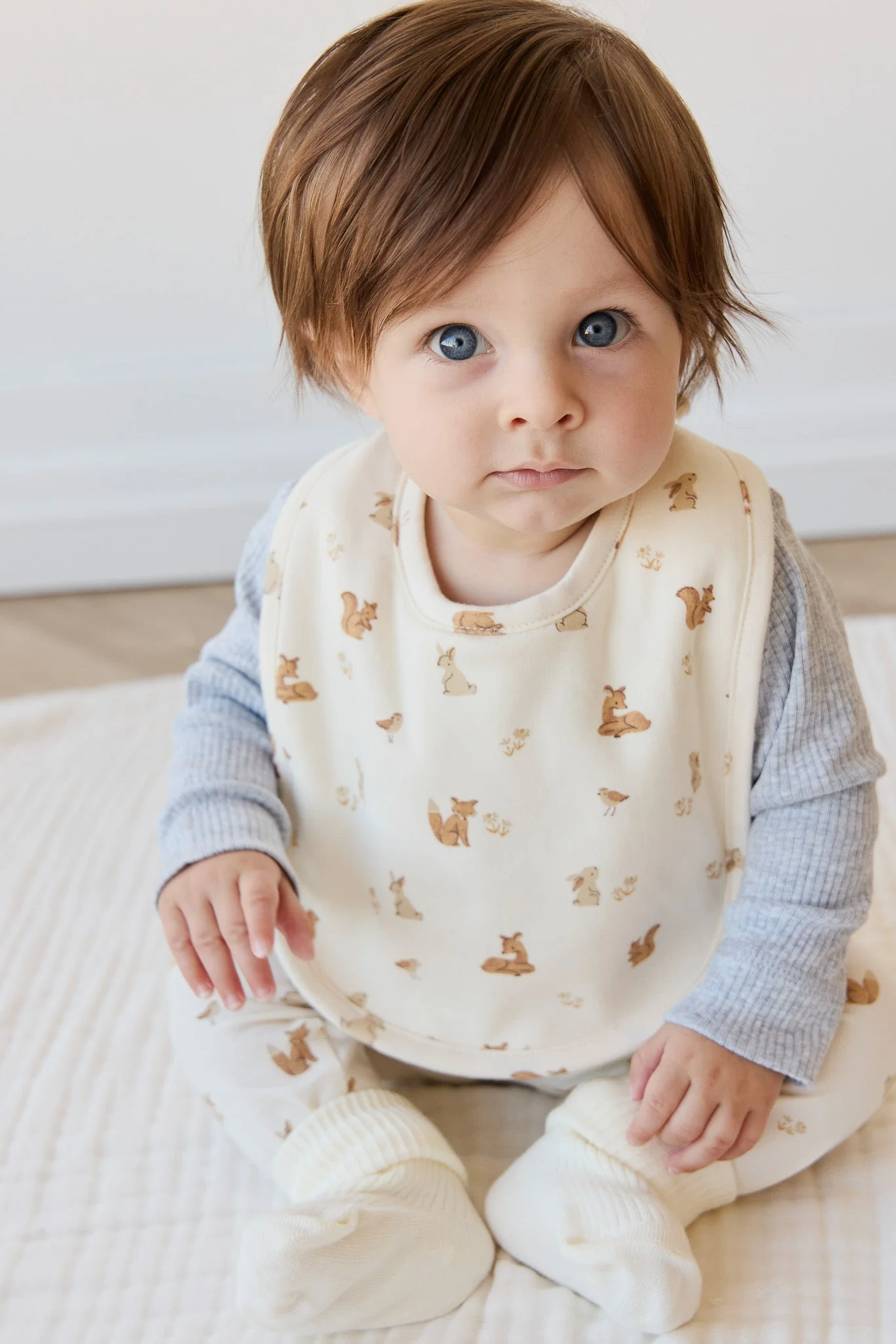 Organic Cotton Bib - Forest Friends - Image 3