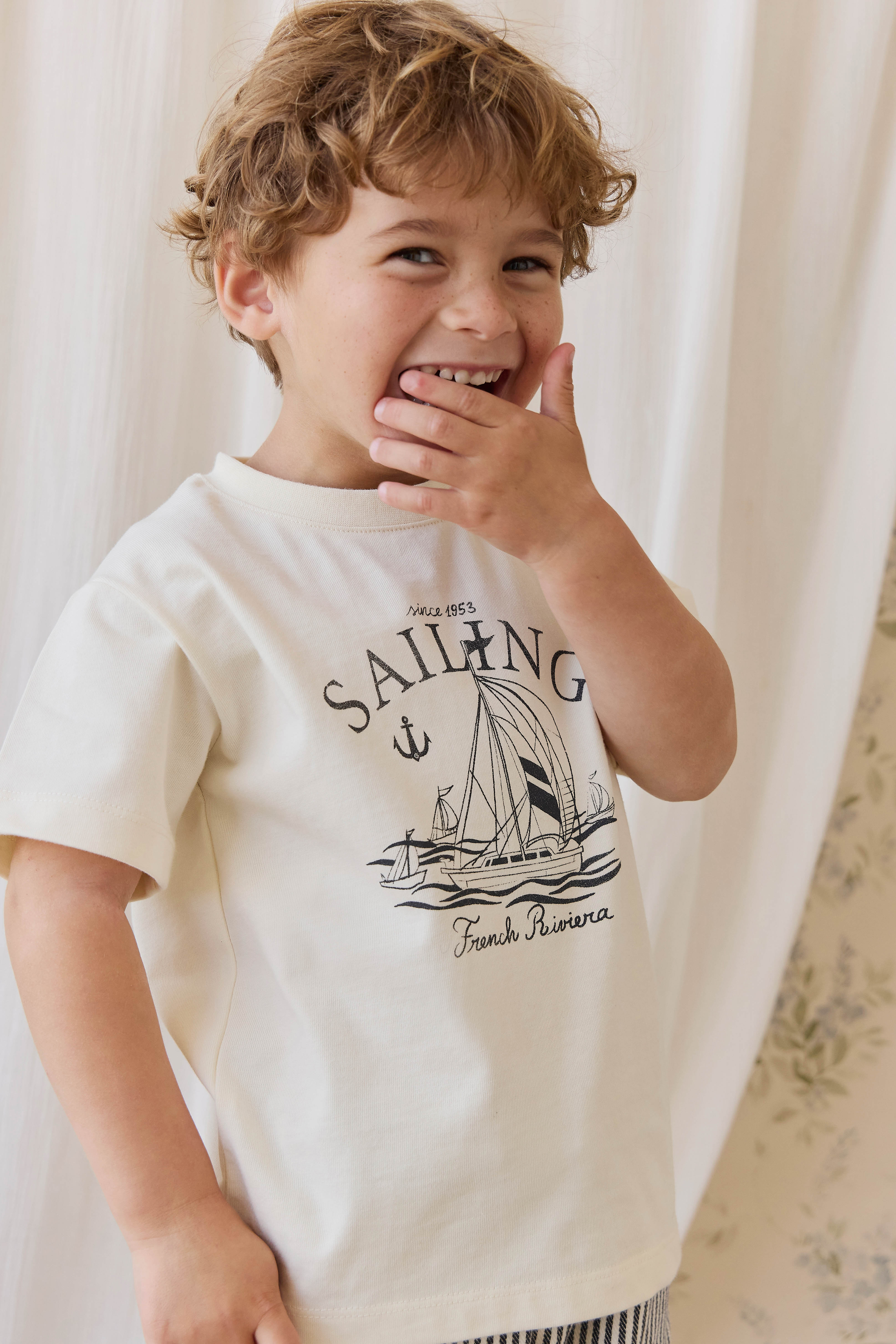 Organic Cotton Bjorn Tee-French Riviera Eclipse - Image 6