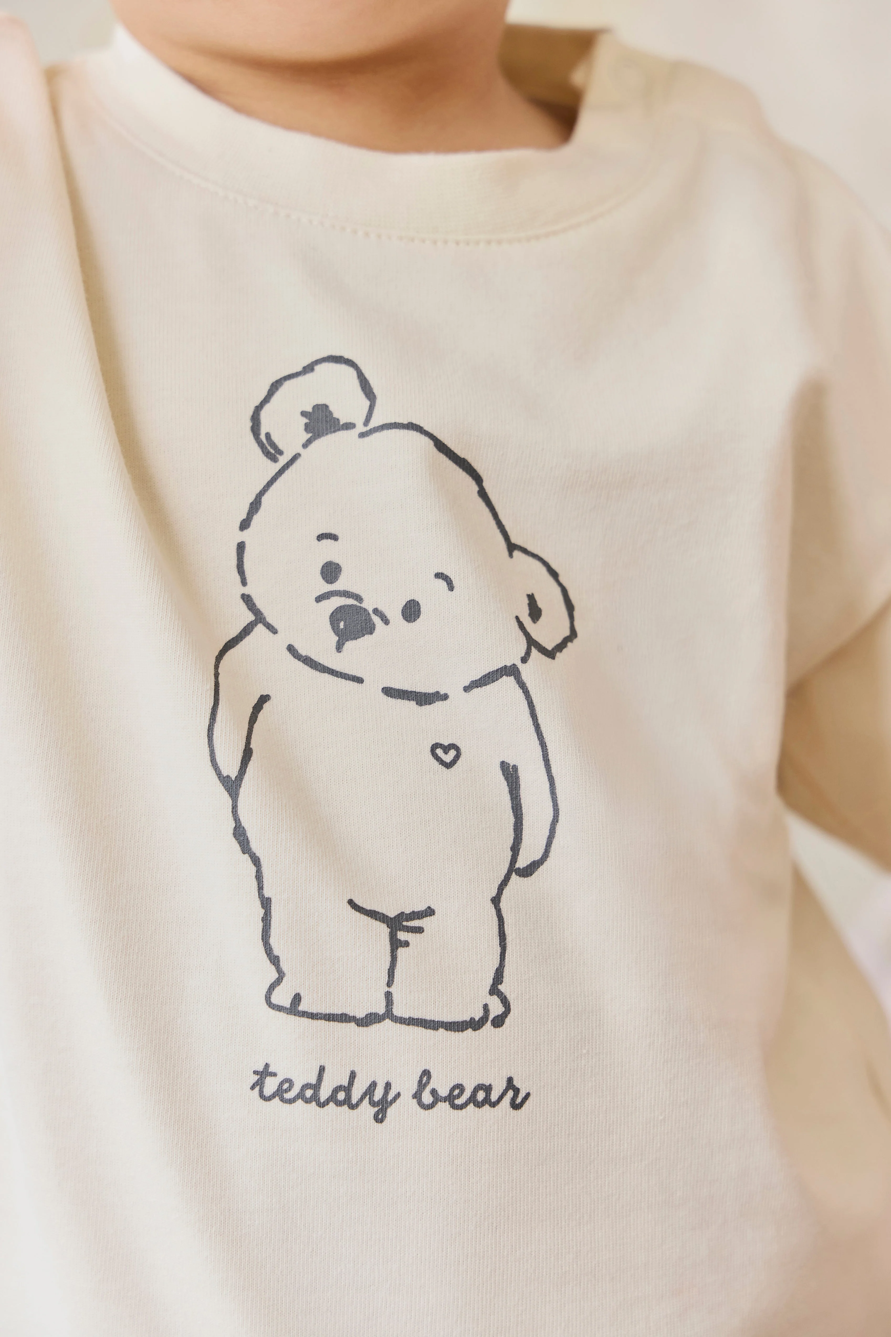 Organic Cotton Bjorn Tee - Snuggle Buddy Cloud - Image 3