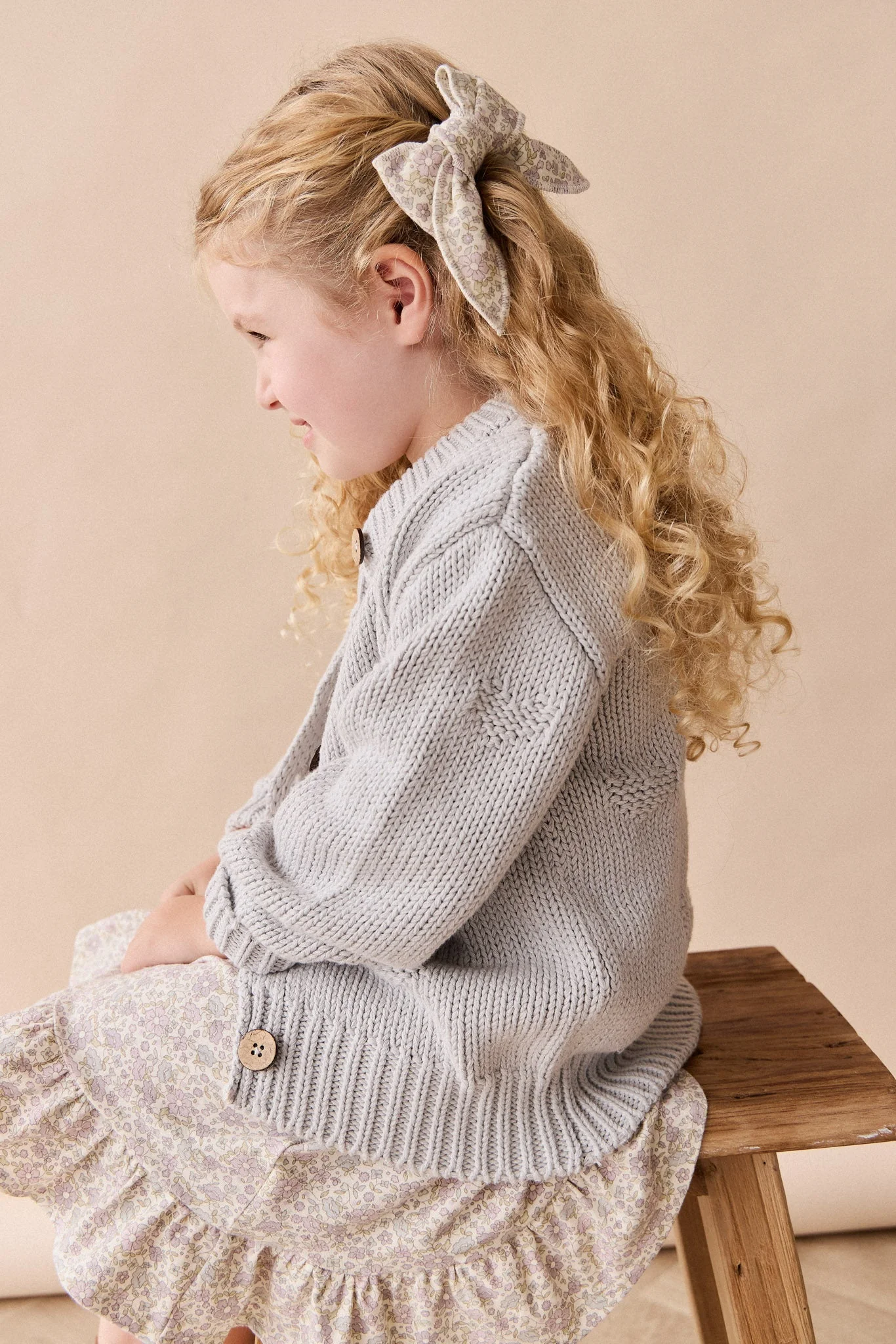 Organic Cotton Bow - Amelia Pastel - Image 2