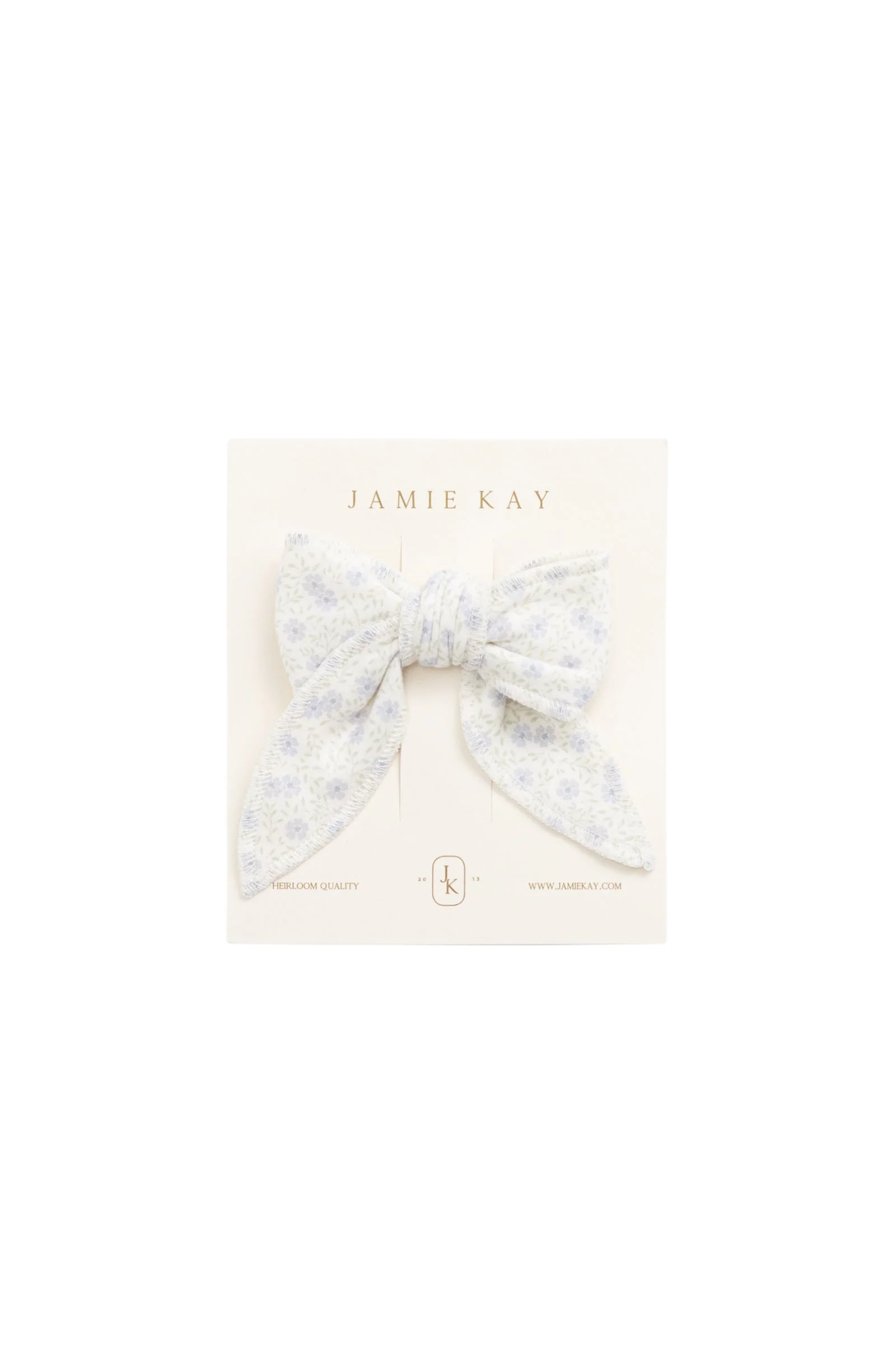 Organic Cotton Bow - Emmy Lilac - Image 2