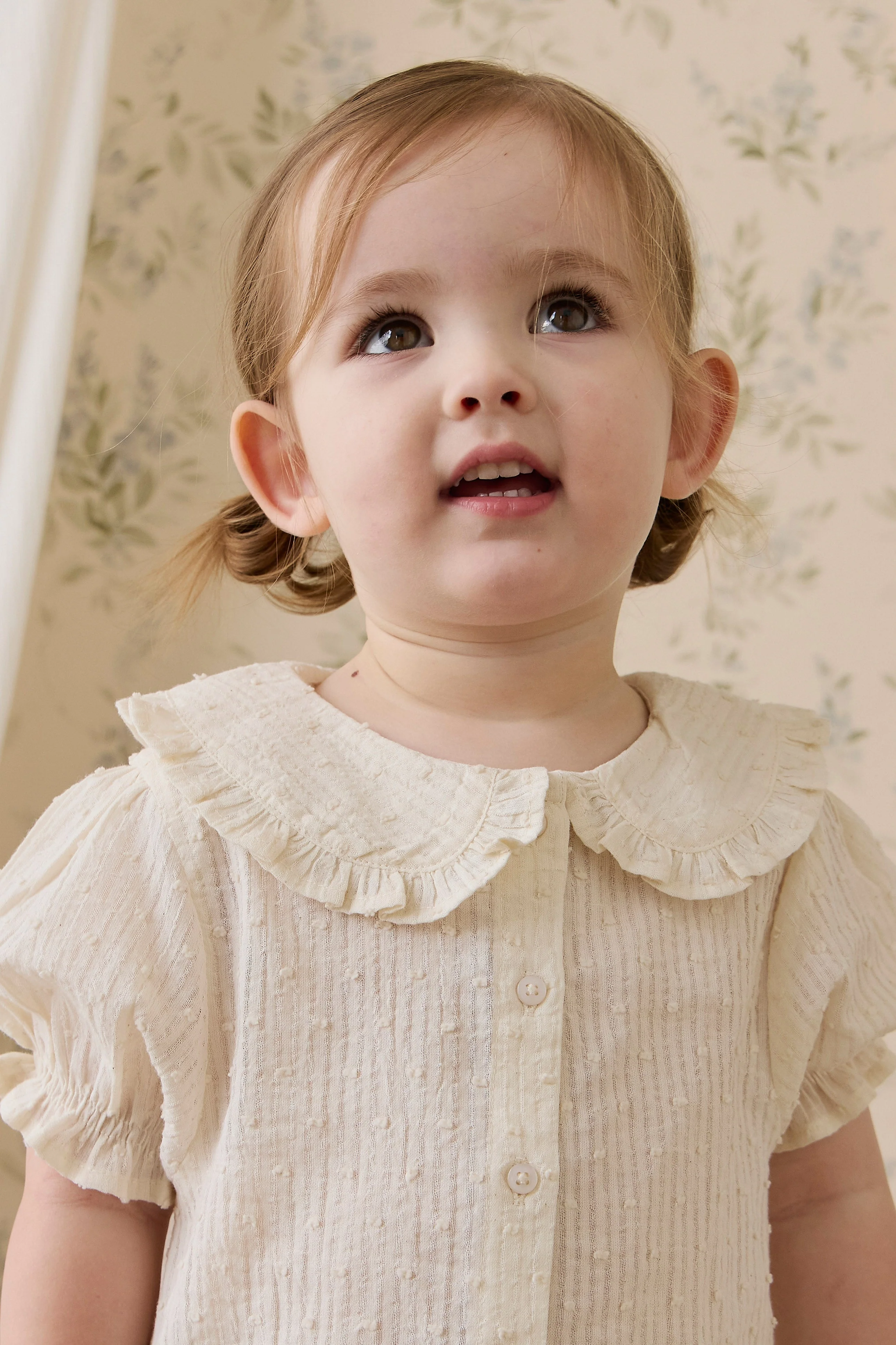 Organic Cotton Bowie Blouse-Parchment - Image 6