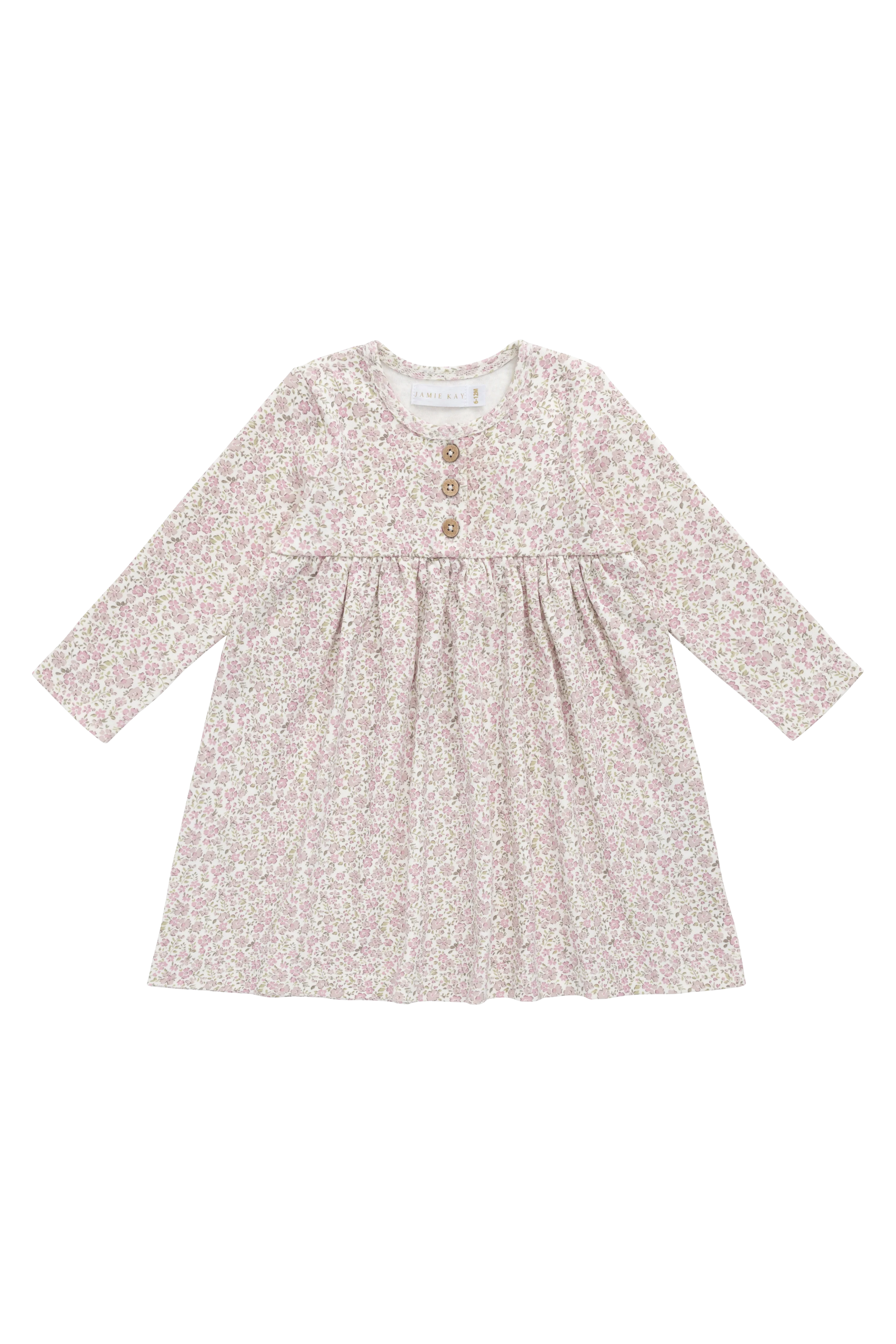Organic Cotton Bridget Dress - Tully Mauve - Image 2
