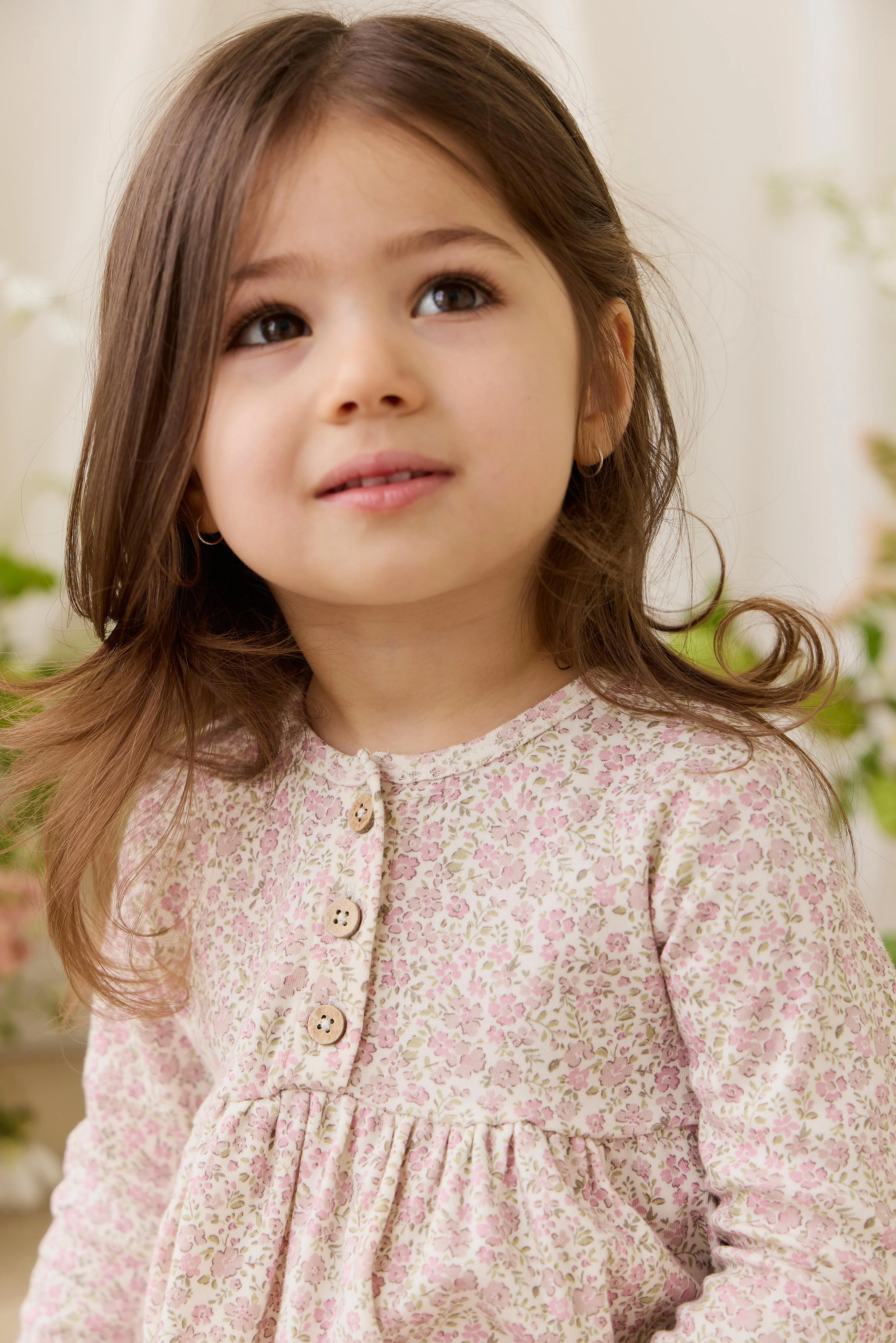 Organic Cotton Bridget Dress - Tully Mauve - Image 3