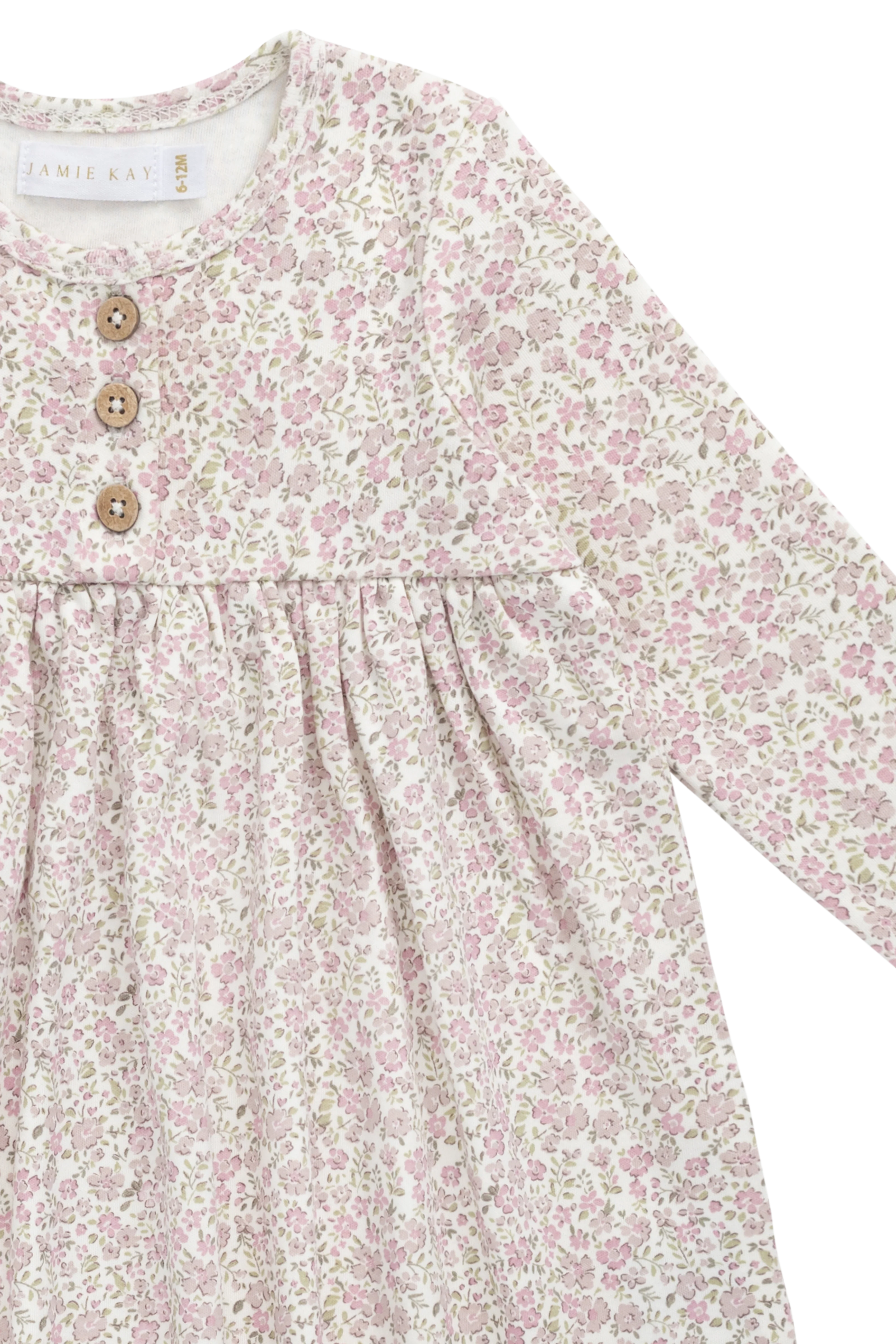Organic Cotton Bridget Dress - Tully Mauve - Image 6