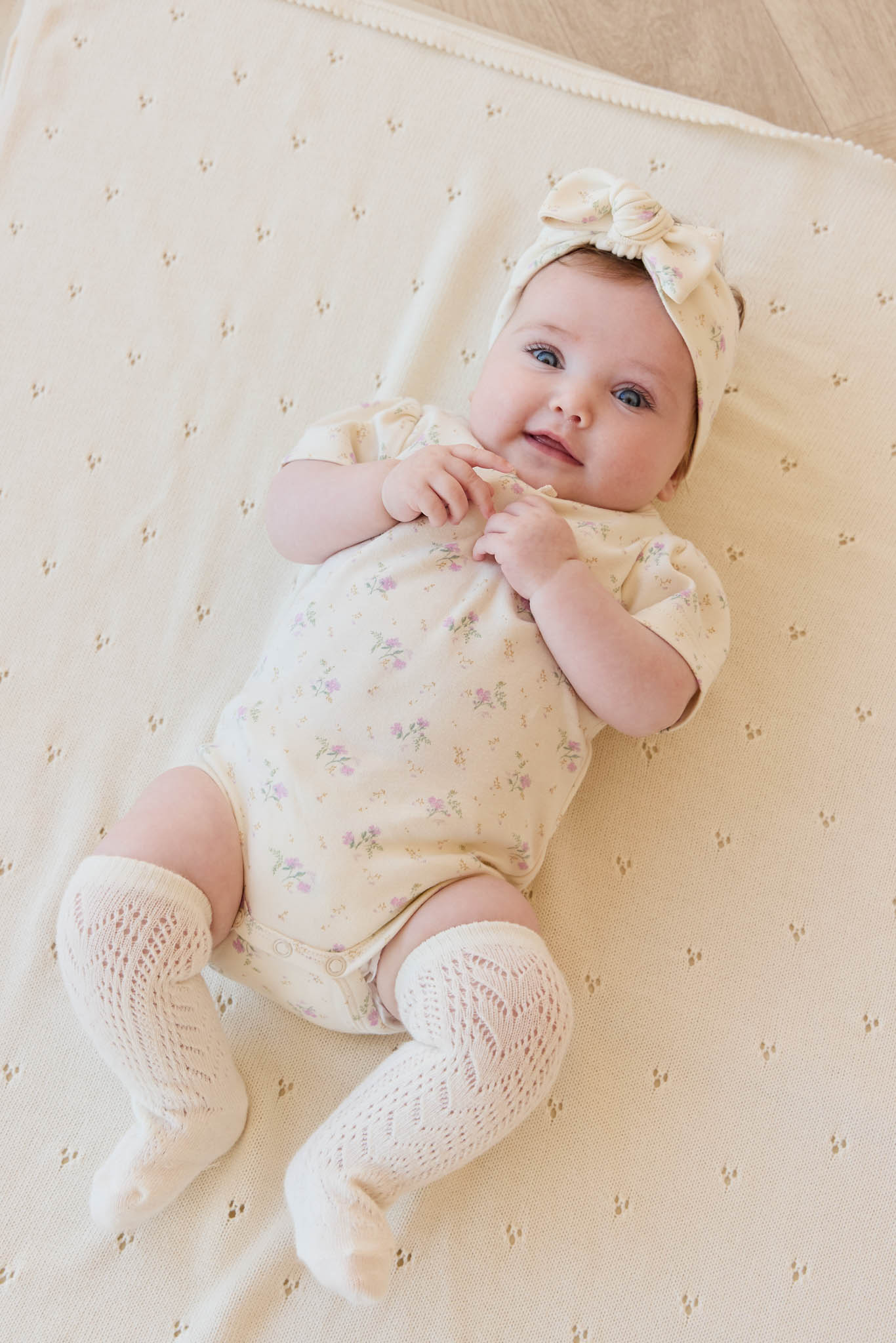 Organic Cotton Cap Sleeve Bodysuit - Thelma Orchid - Image 4