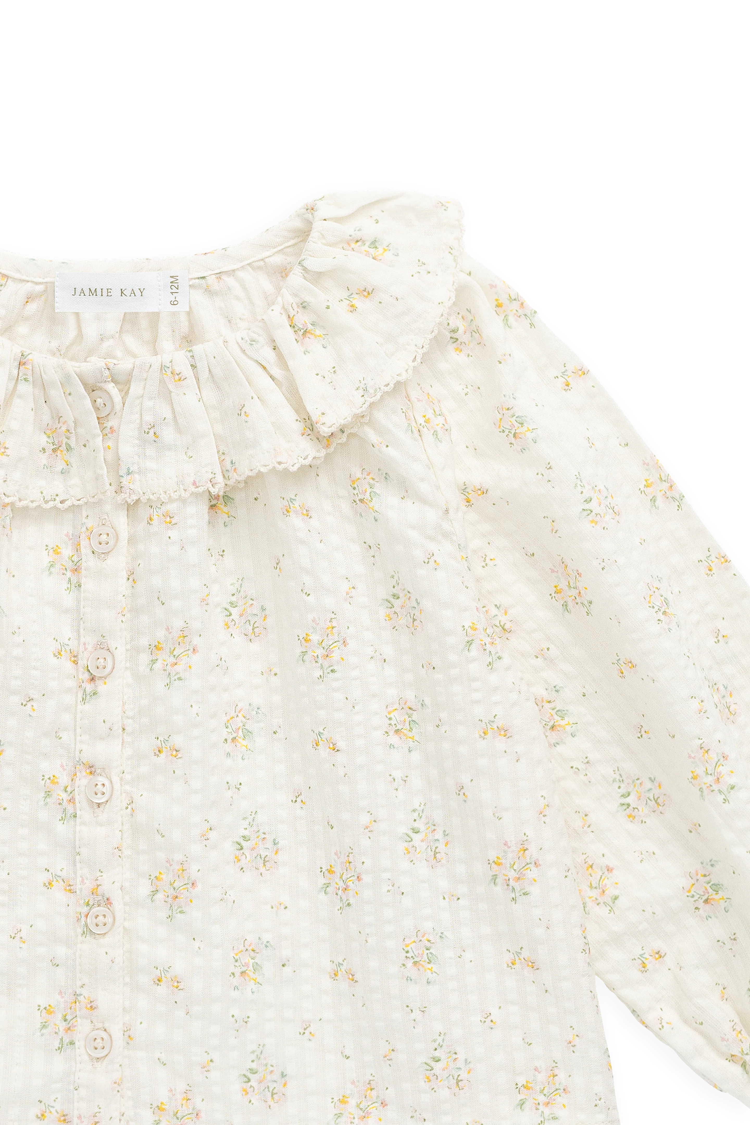 Organic Cotton Cecile Top-Justine Parchment - Image 11