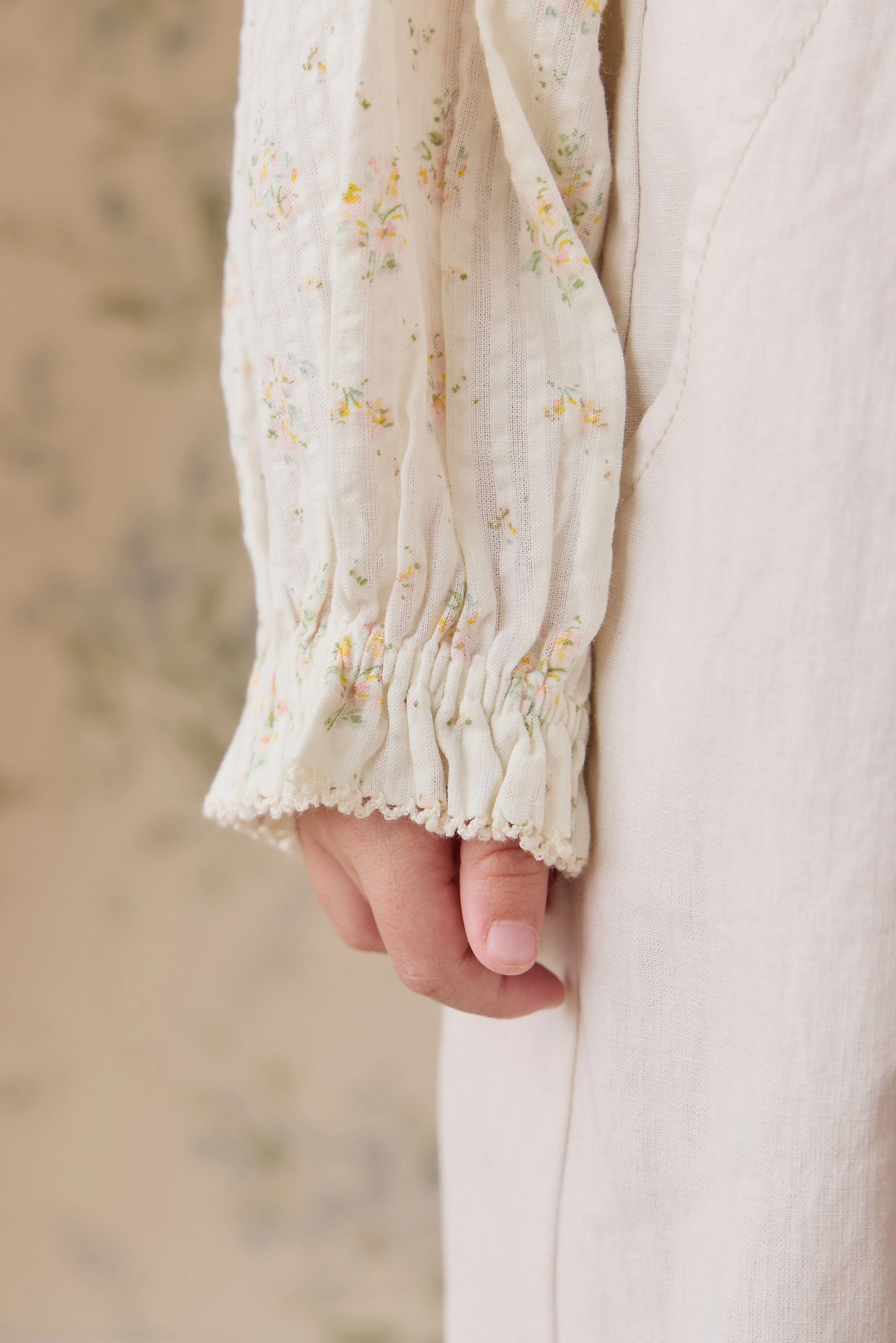 Organic Cotton Cecile Top-Justine Parchment - Image 5