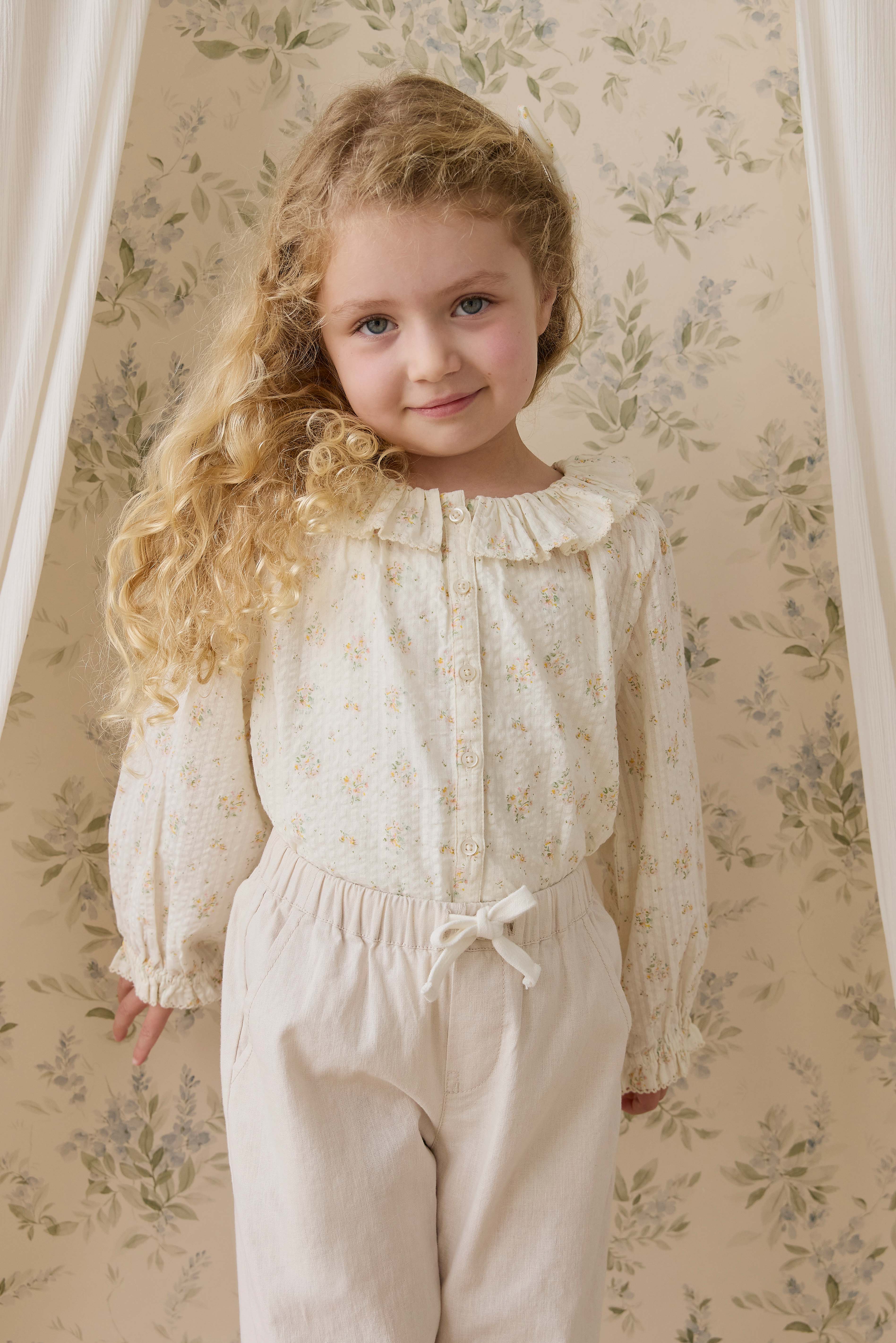 Organic Cotton Cecile Top-Justine Parchment - Image 7