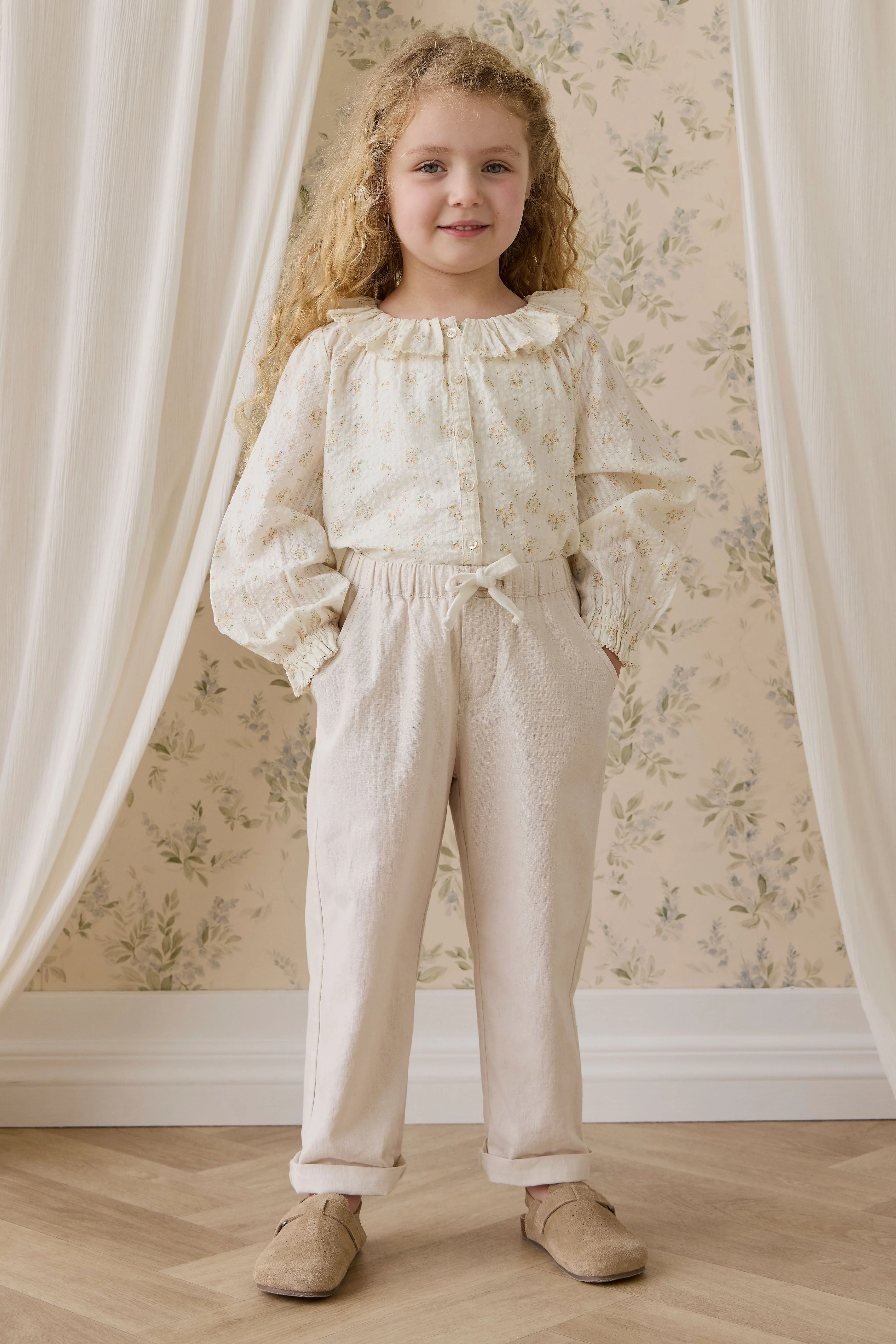 Organic Cotton Cecile Top-Justine Parchment - Image 9