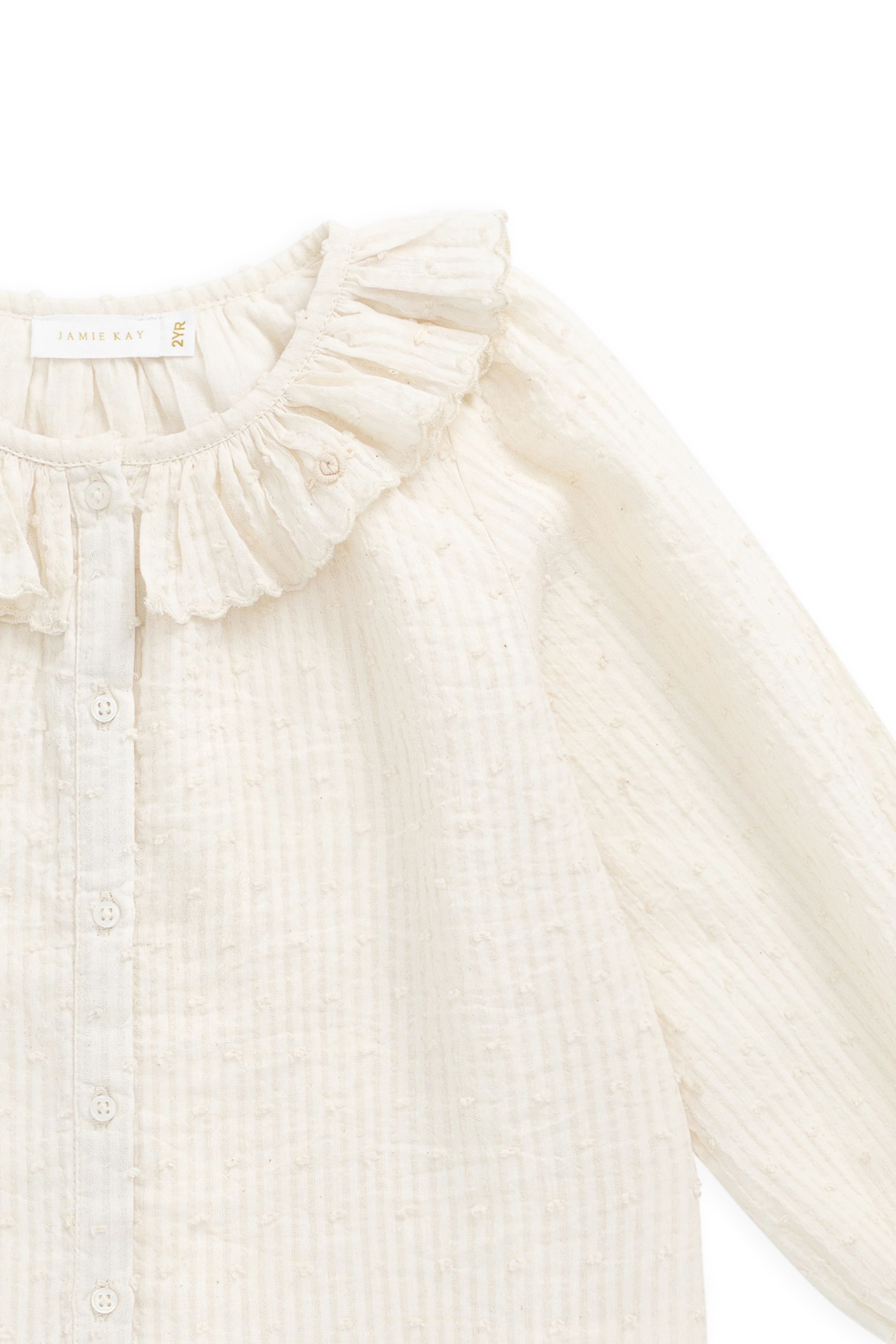Organic Cotton Cecile Top-Parchment - Image 11