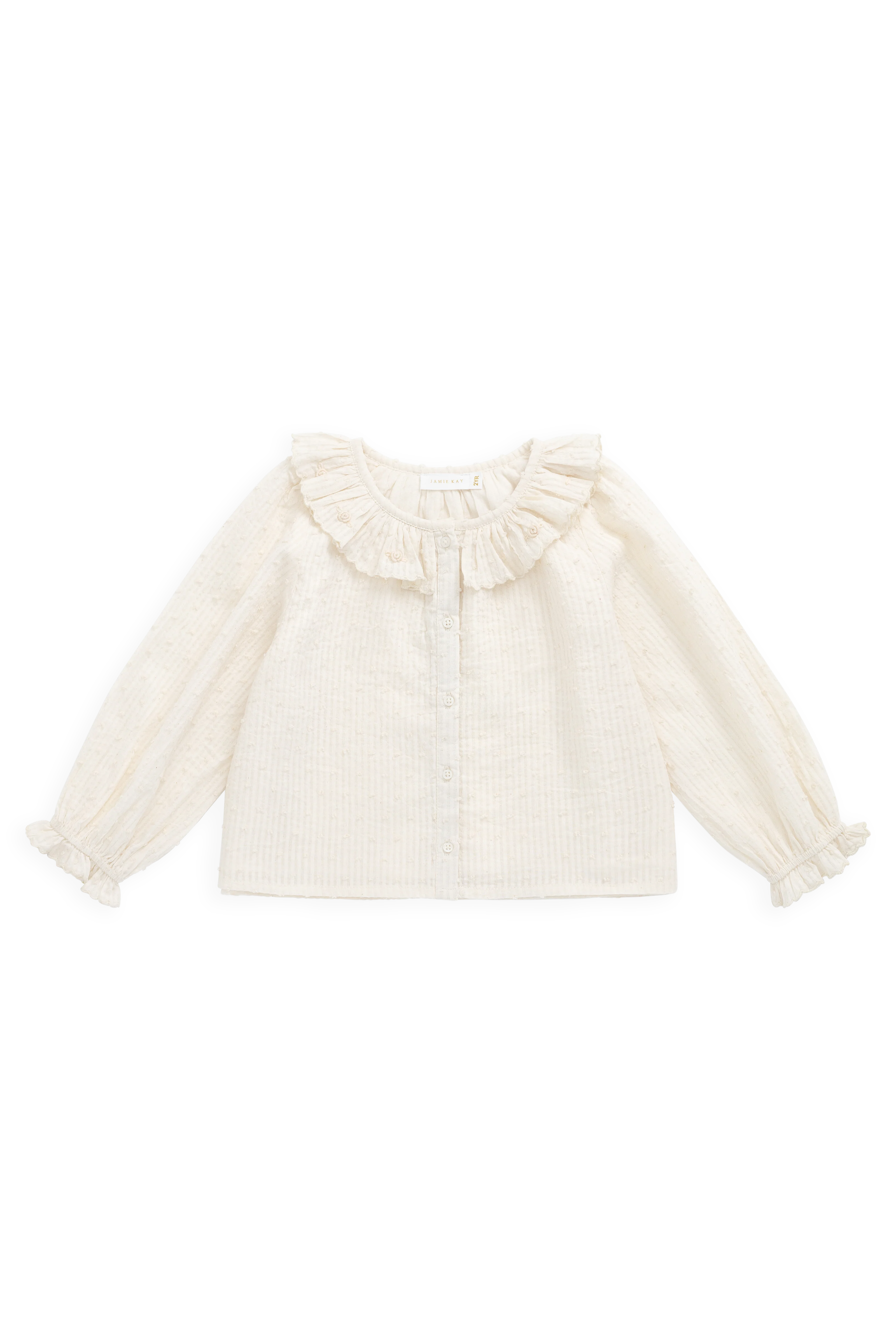 Organic Cotton Cecile Top-Parchment - Image 2