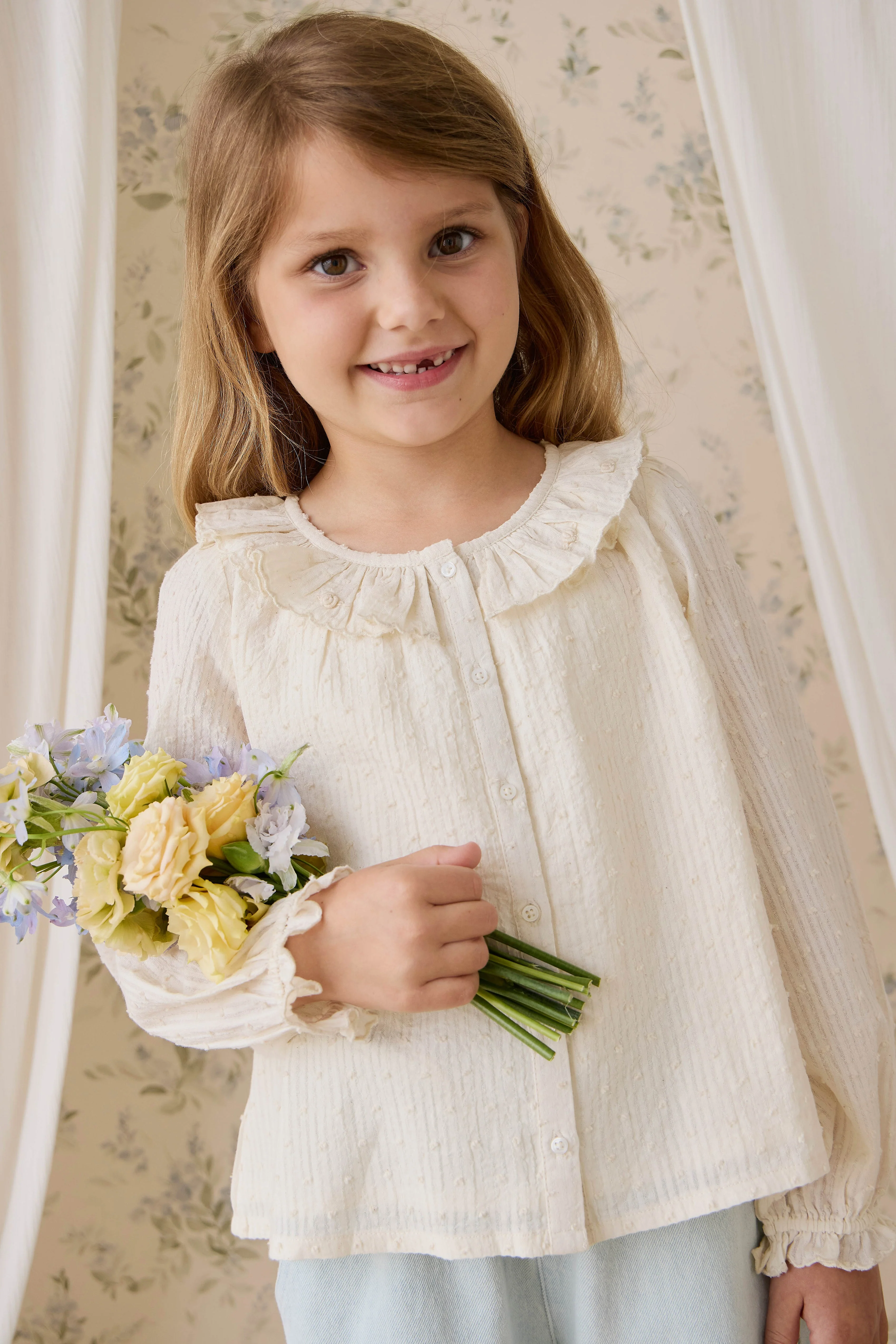 Organic Cotton Cecile Top-Parchment - Image 6