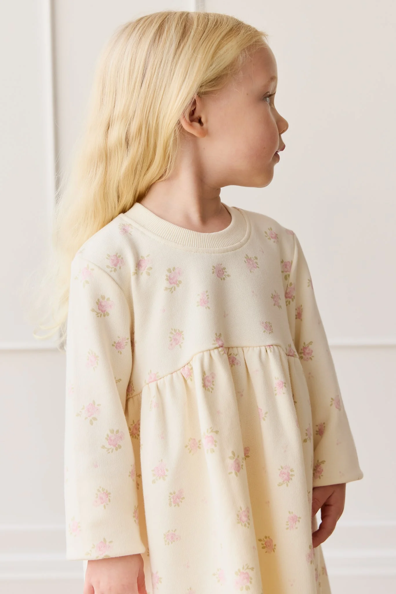 Organic Cotton Charlotte Dress - Simone Egret - Image 3