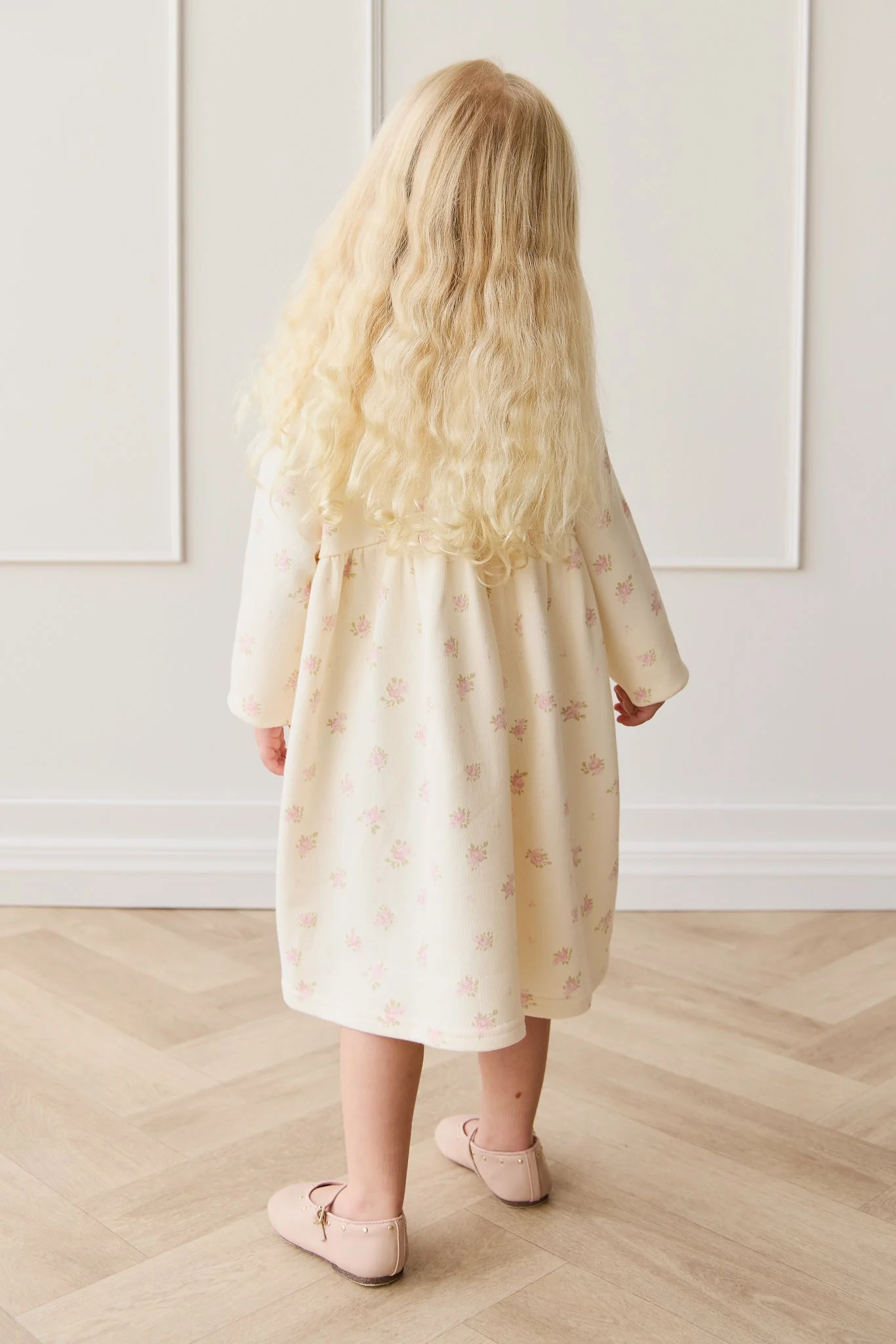 Organic Cotton Charlotte Dress - Simone Egret - Image 4