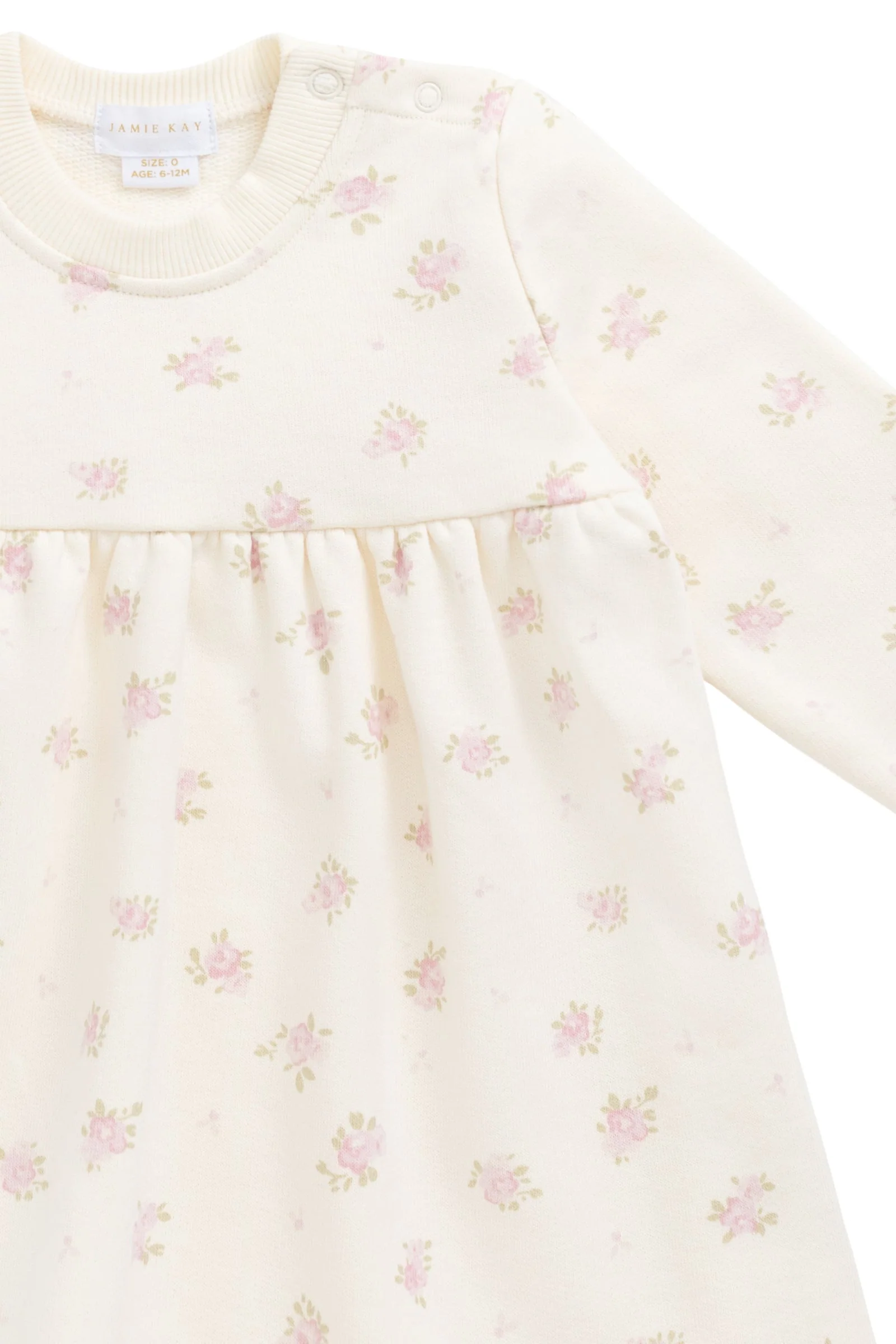 Organic Cotton Charlotte Dress - Simone Egret - Image 5