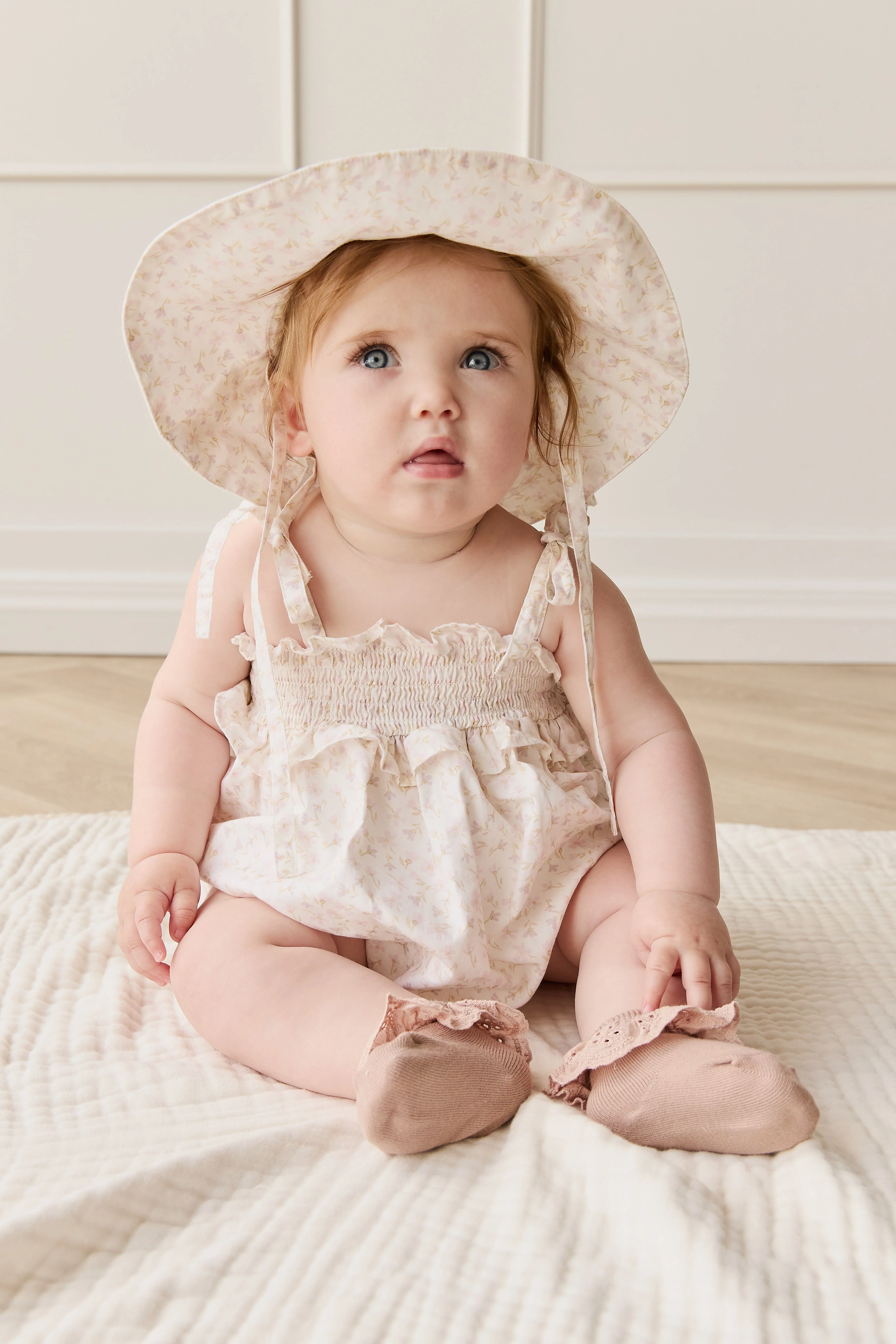 Organic Cotton Cleo Playsuit - Aries Mauve - Image 3