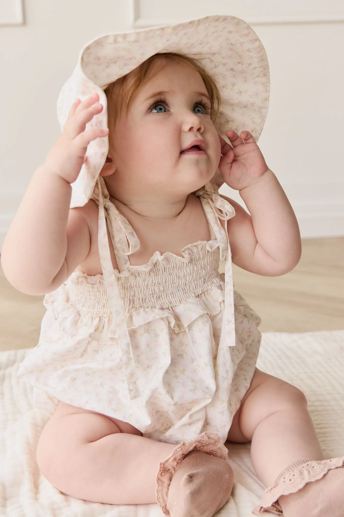 Organic Cotton Cleo Playsuit - Aries Mauve - Image 4