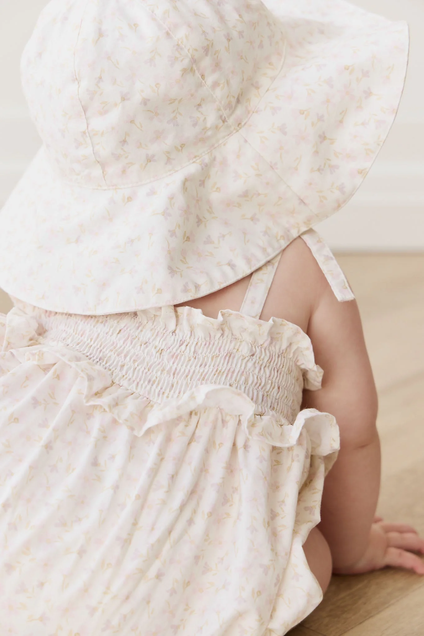 Organic Cotton Cleo Playsuit - Aries Mauve - Image 5