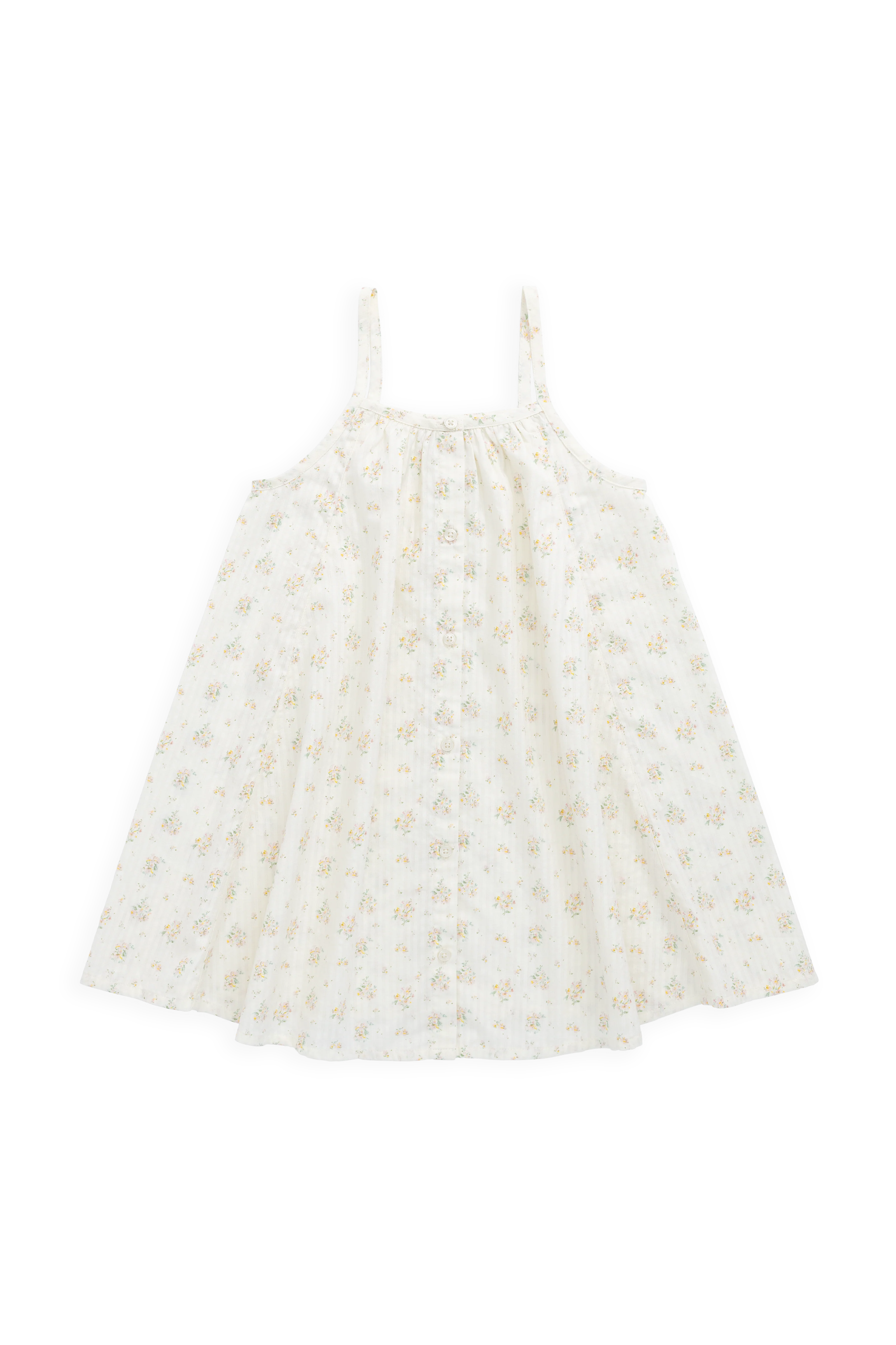 Organic Cotton Cosette Dress-Justine Parchment - Image 2