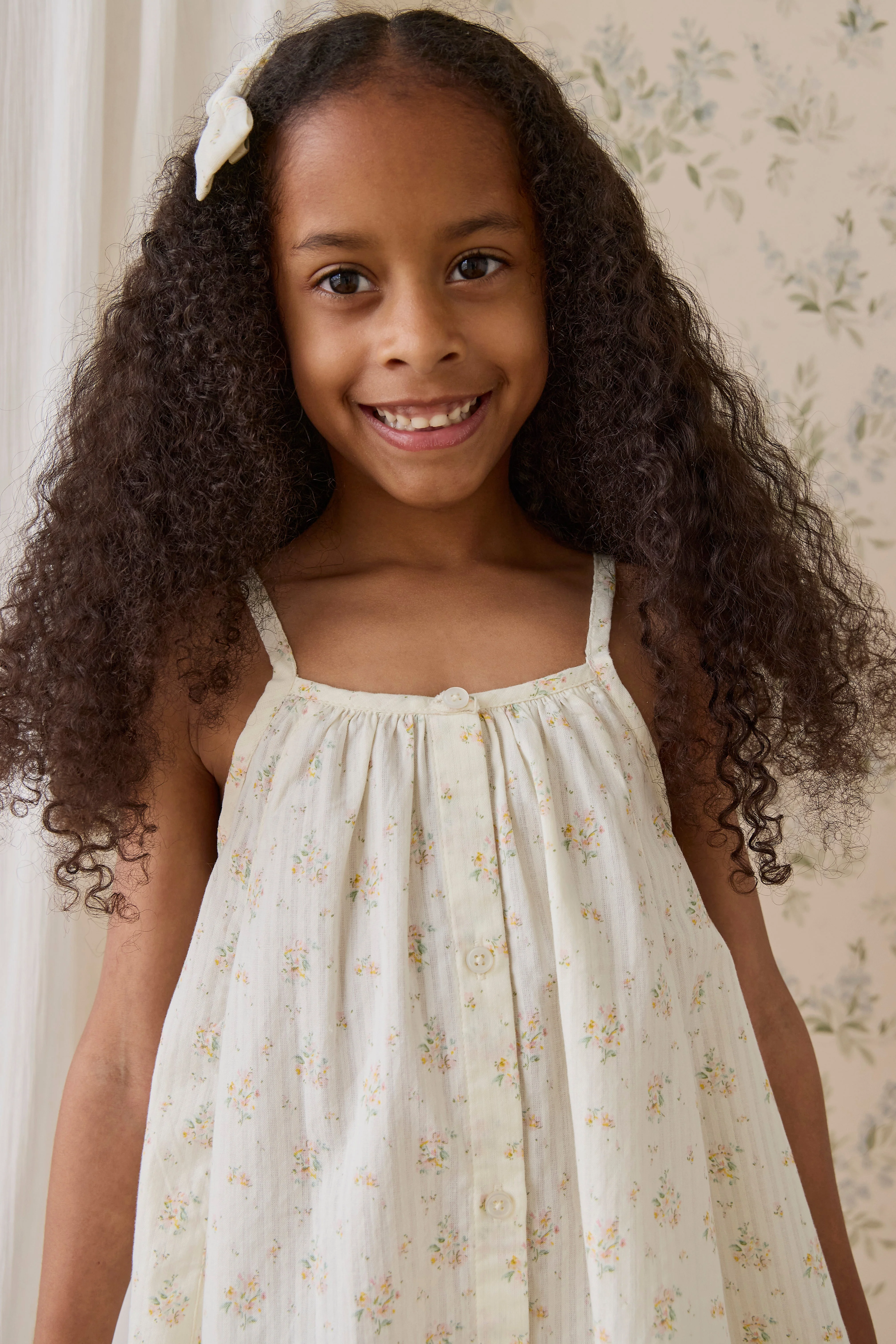 Organic Cotton Cosette Dress-Justine Parchment - Image 5