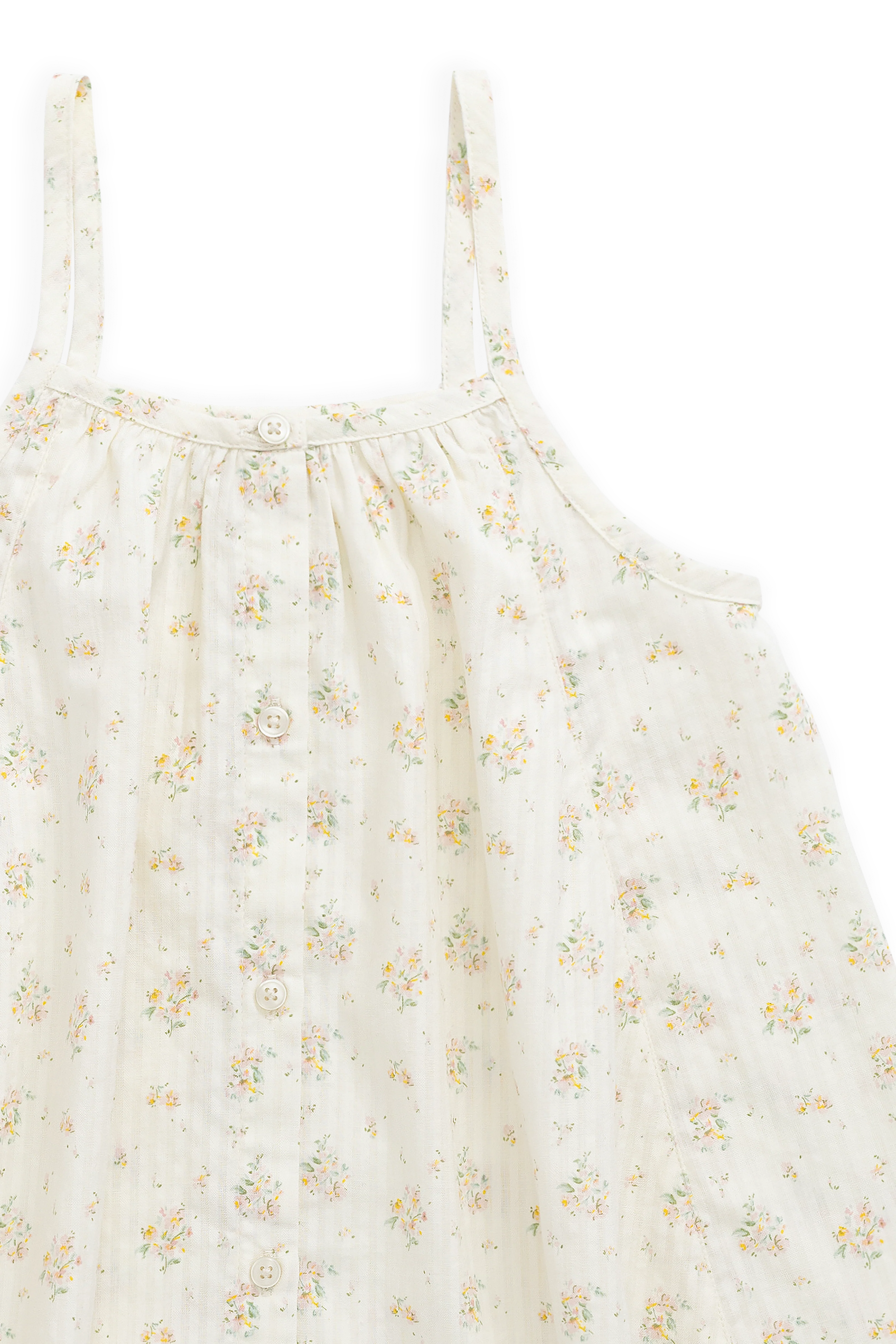 Organic Cotton Cosette Dress-Justine Parchment - Image 9