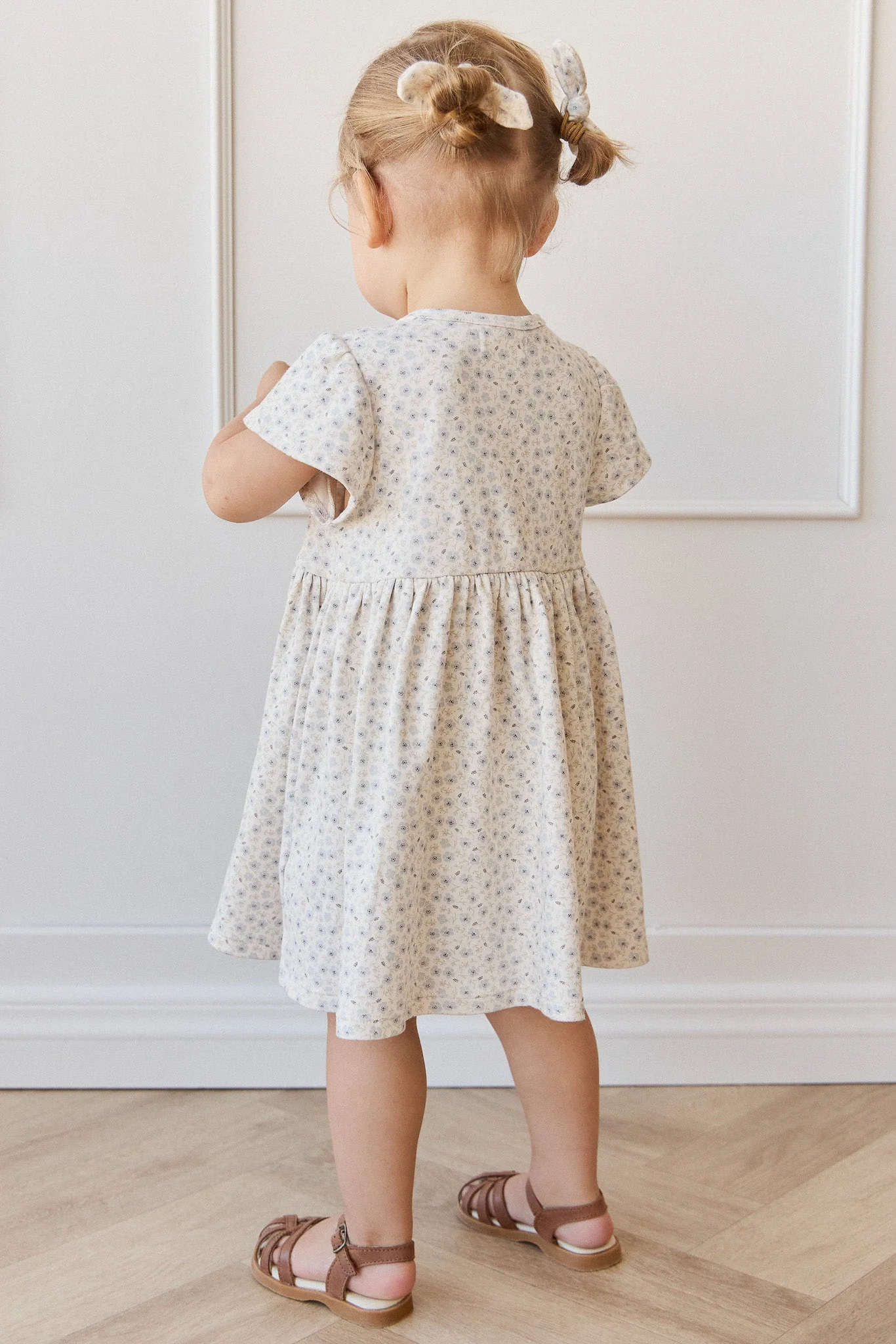 Organic Cotton Dahlia Dress - Penelope Evening Haze - Image 3