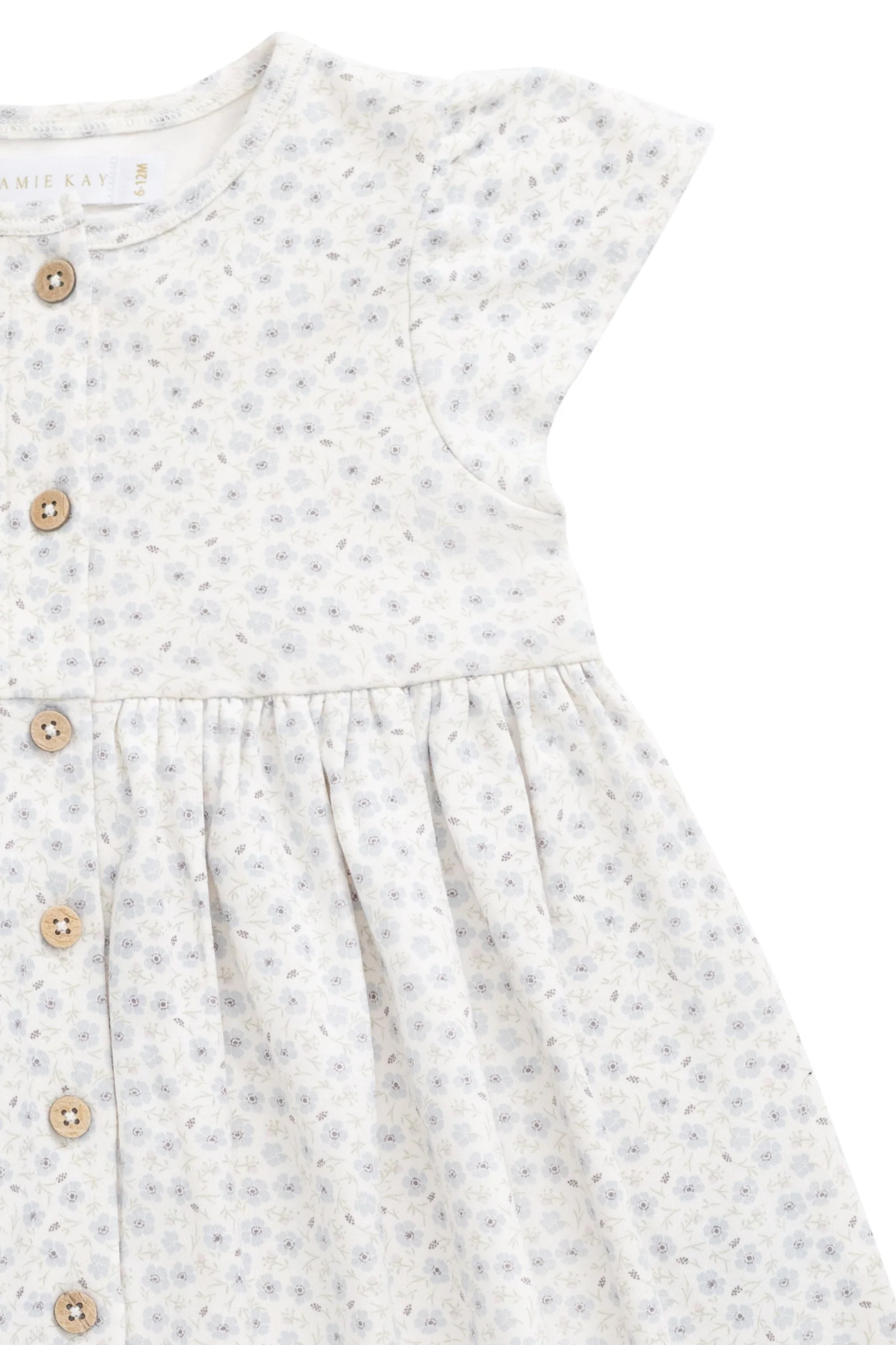 Organic Cotton Dahlia Dress - Penelope Evening Haze - Image 6