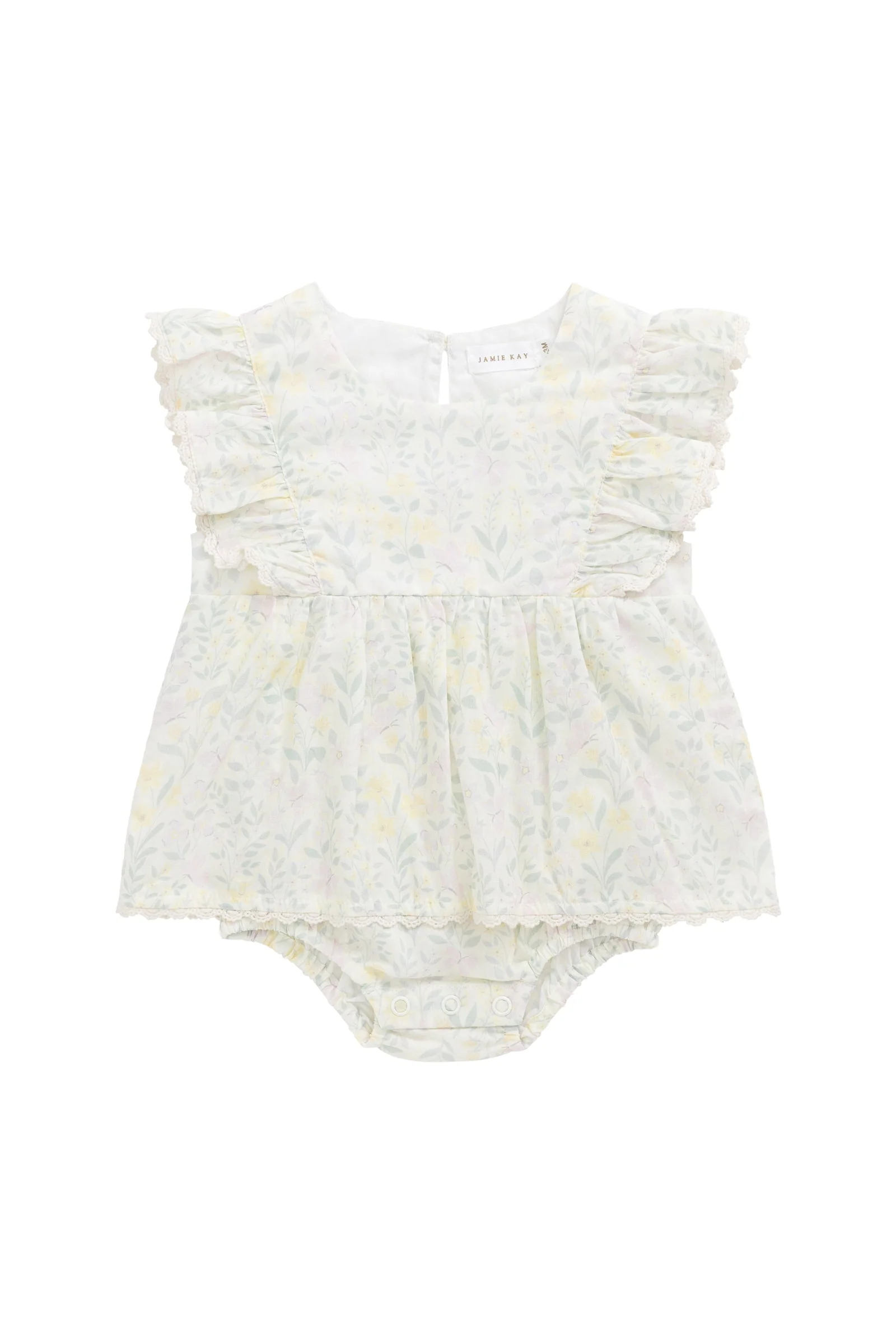 Organic Cotton Delaney Playsuit - Daphne Egret - Image 2