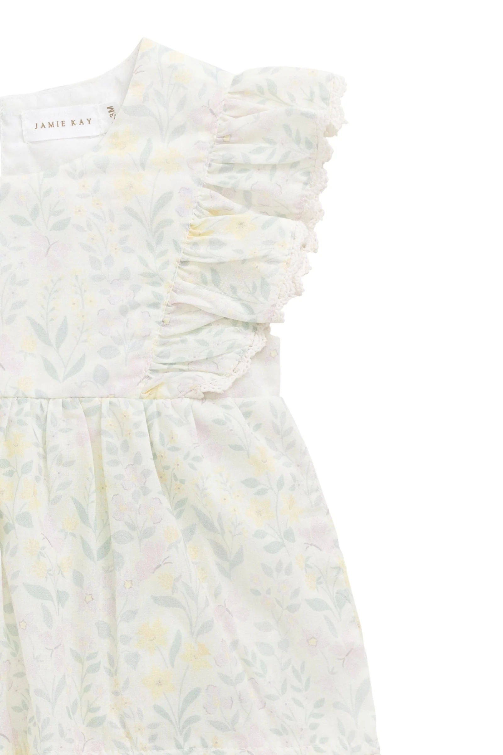 Organic Cotton Delaney Playsuit - Daphne Egret - Image 4