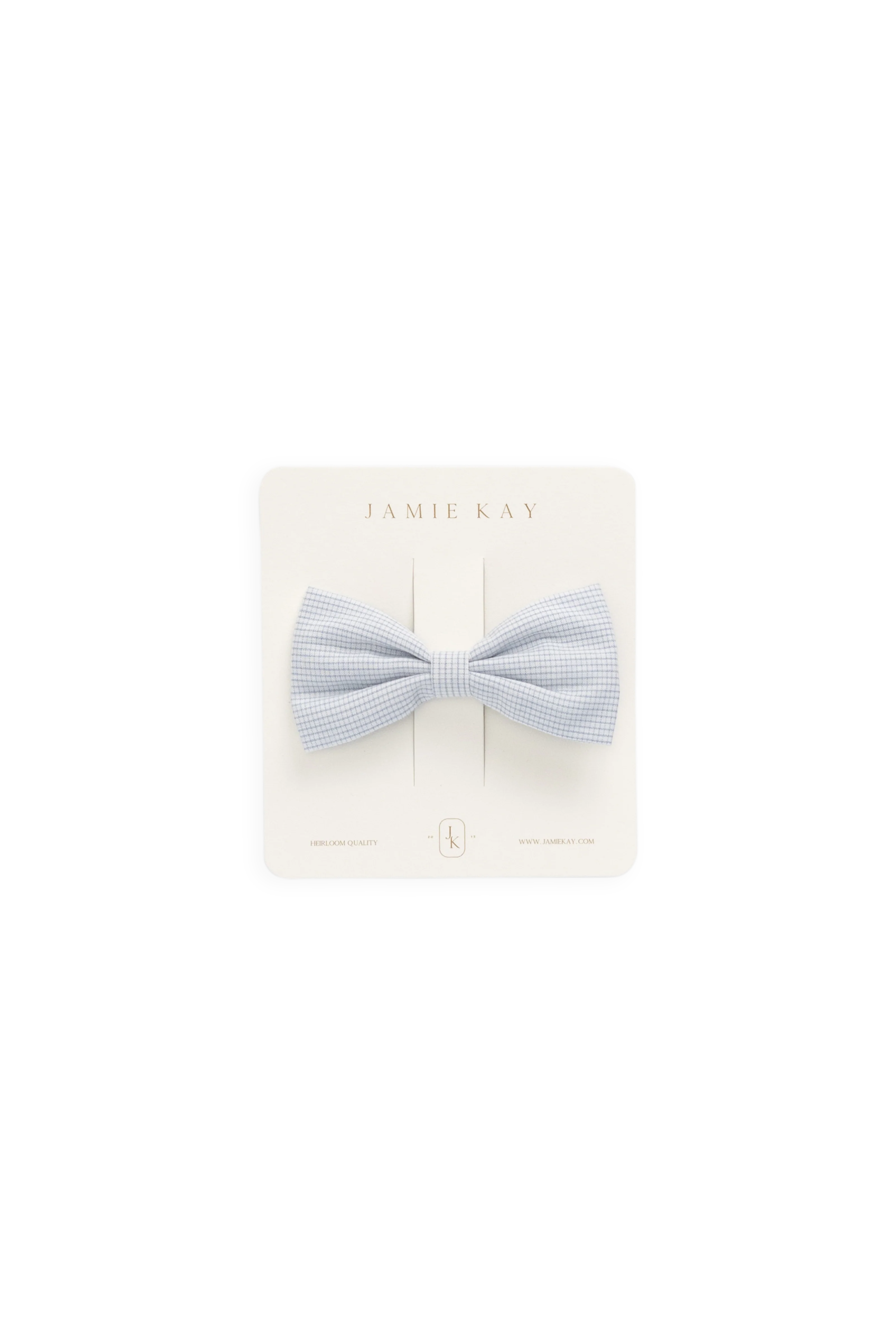 Organic Cotton Desiree Bow - Petite Check - Image 2