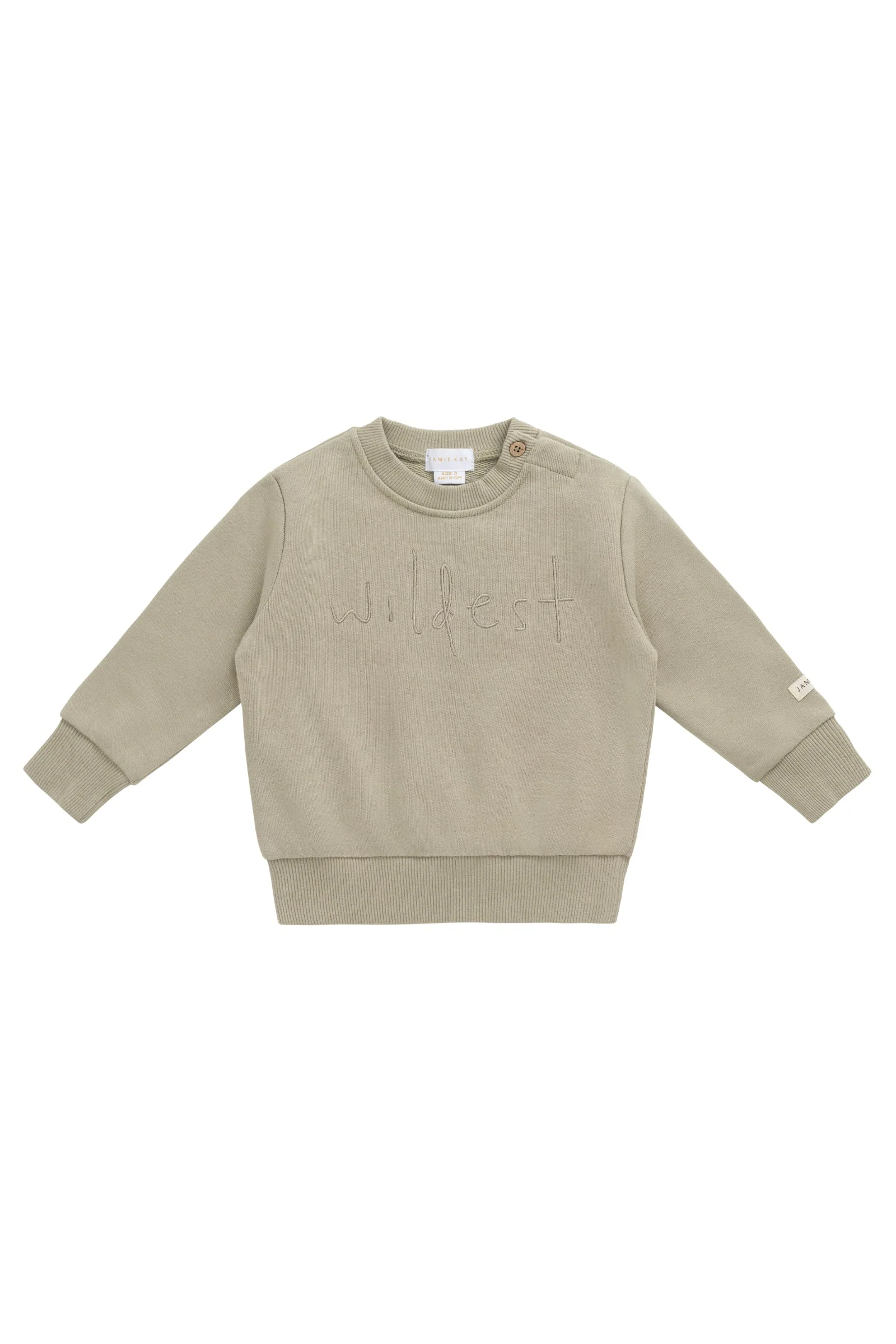 Organic Cotton Dominic Sweatshirt - Pampas Wildest - Image 3