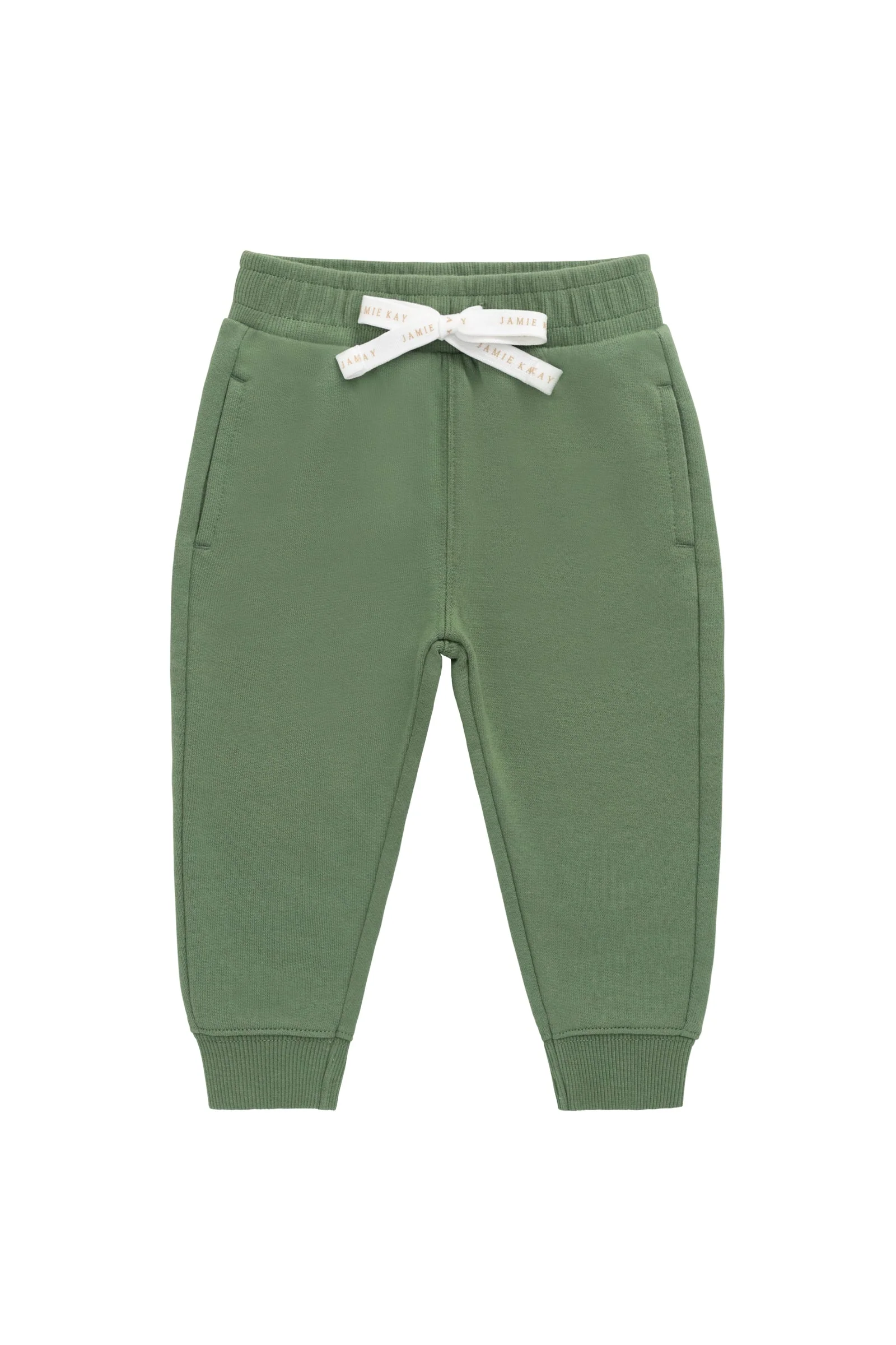 Organic Cotton Dominic Track Pant - Snow Pea - Image 2