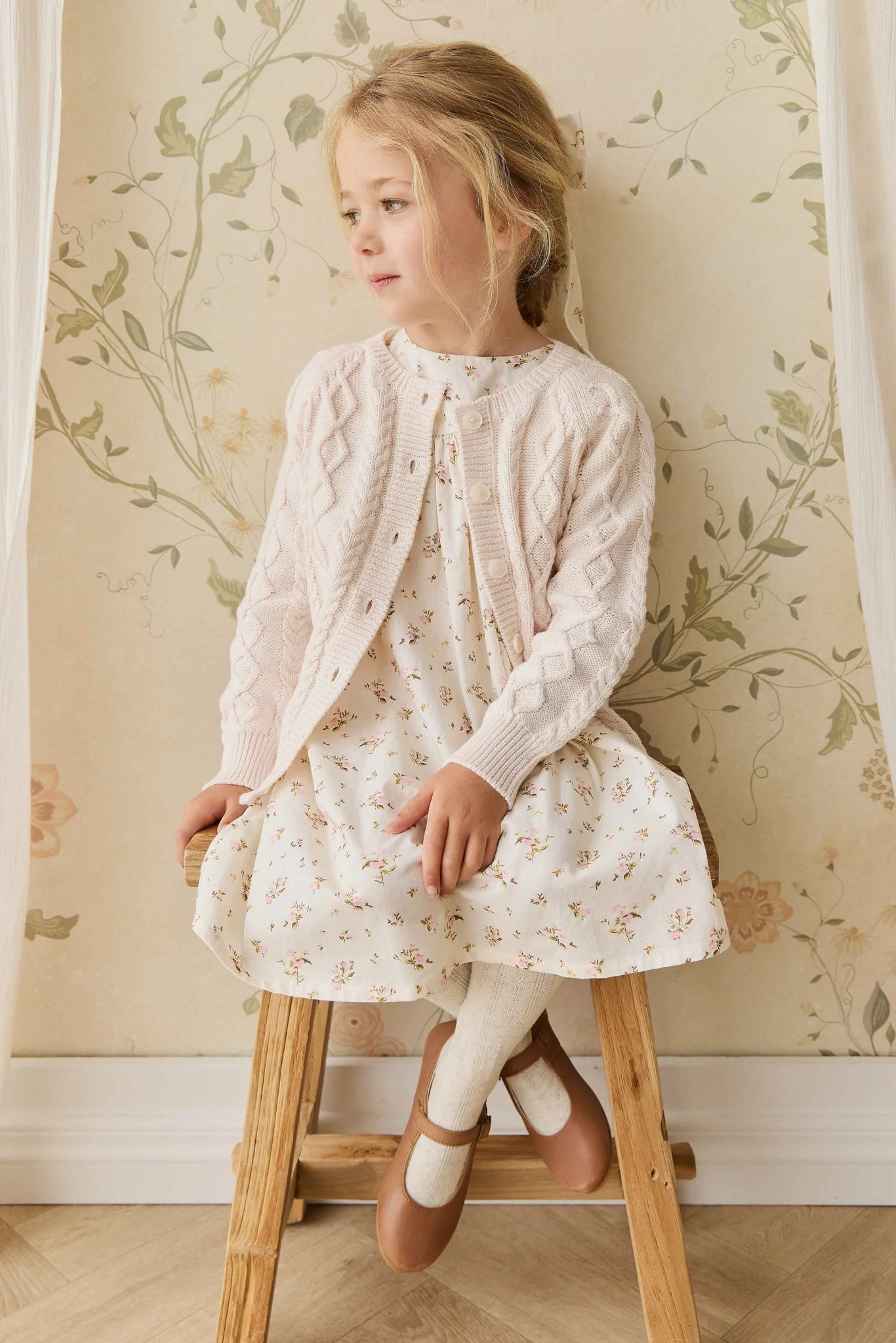 Organic Cotton Eleanor Dress - Bianca Antique - Image 3
